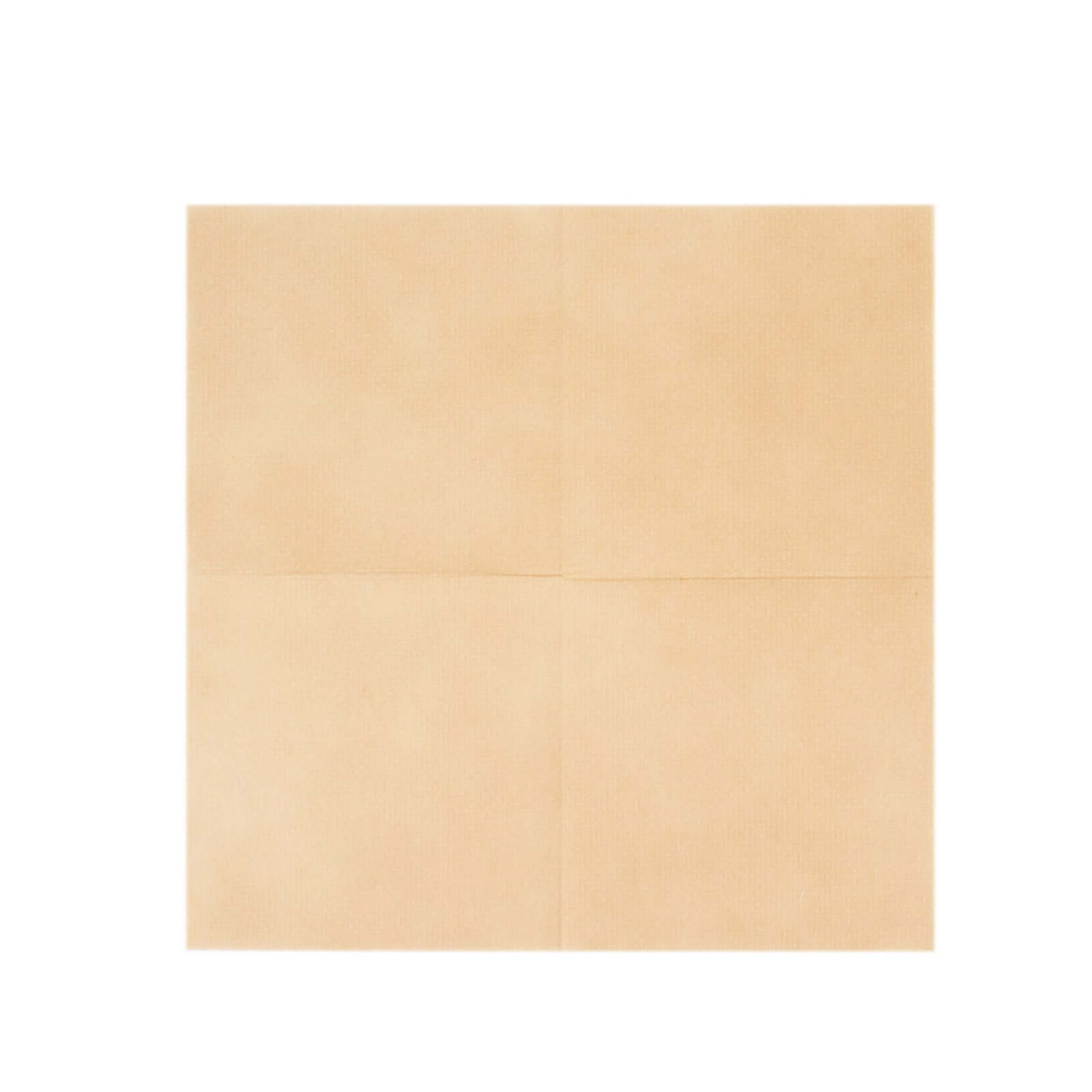 20-Pack 5x5 Natural Linen-Like Airlaid Napkins - Super Absorbent