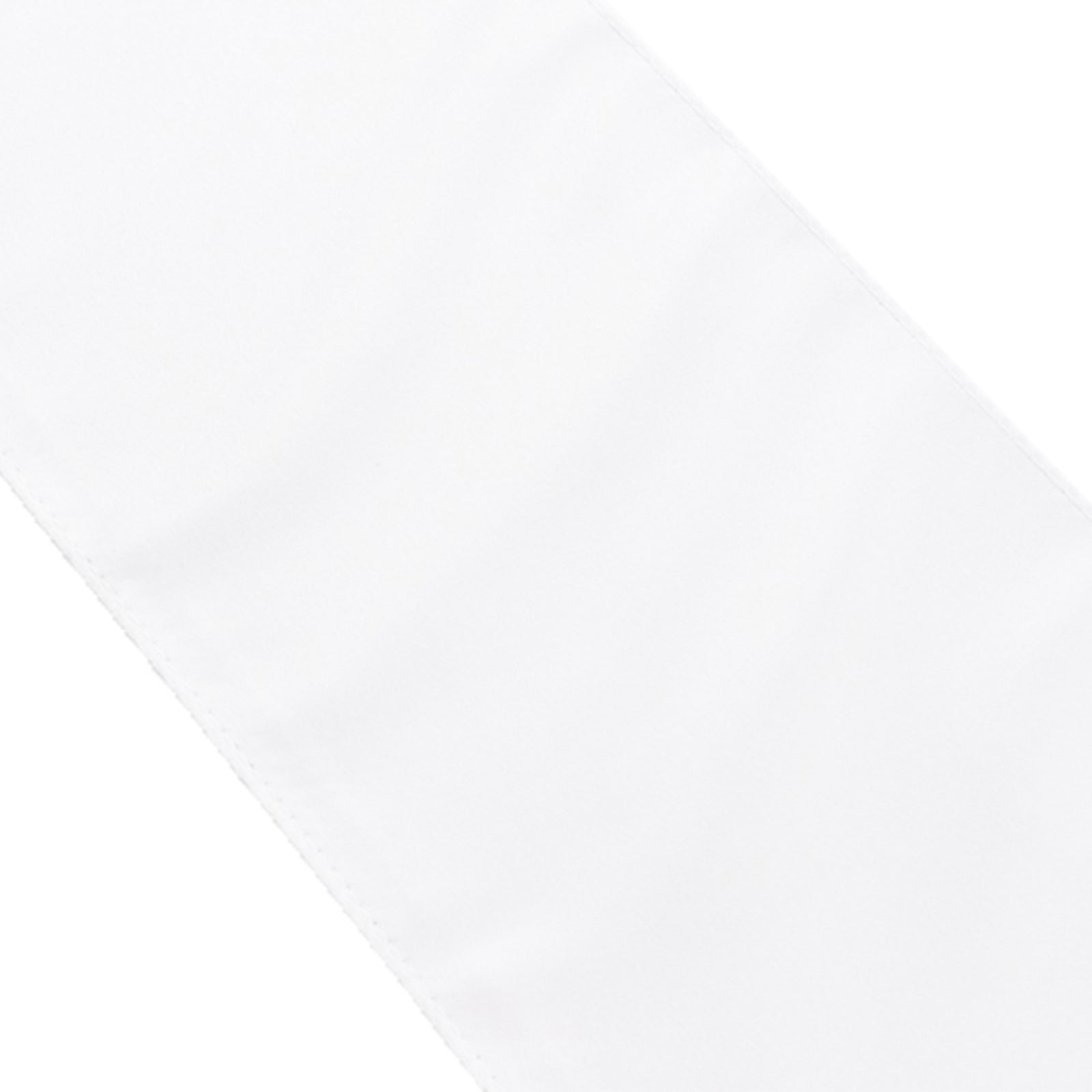 5-Pack White Lamour Satin Chair Sashes (6x106) - Stylish Reusable Decor for Weddings & Gatherings
