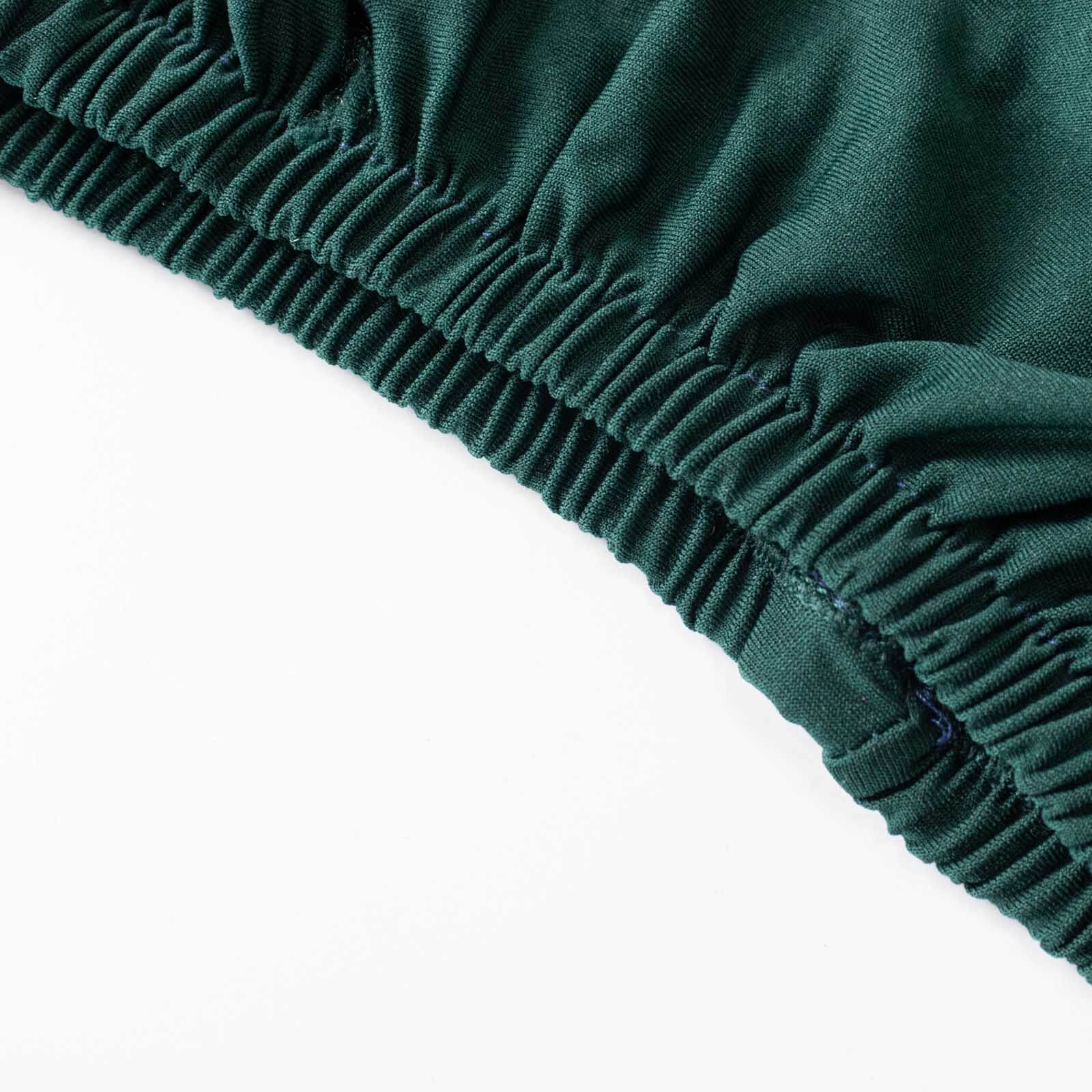 Hot Deal! Set of 5 Hunter Emerald Green Stretchable Spandex Pedestal Stand Covers - 160 GSM