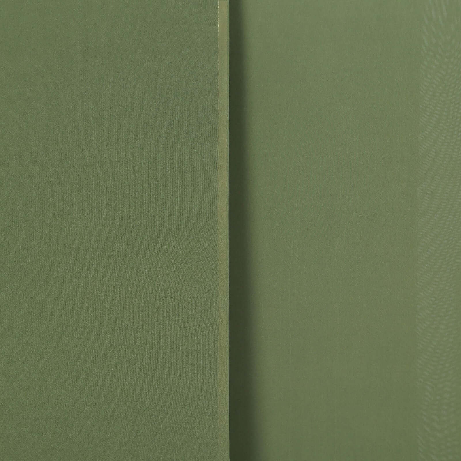 3-Piece Set of Matte Olive Green Spandex Fitted Covers for Round Top Chiara Wedding Arch - 5ft, 6ft, 7ft