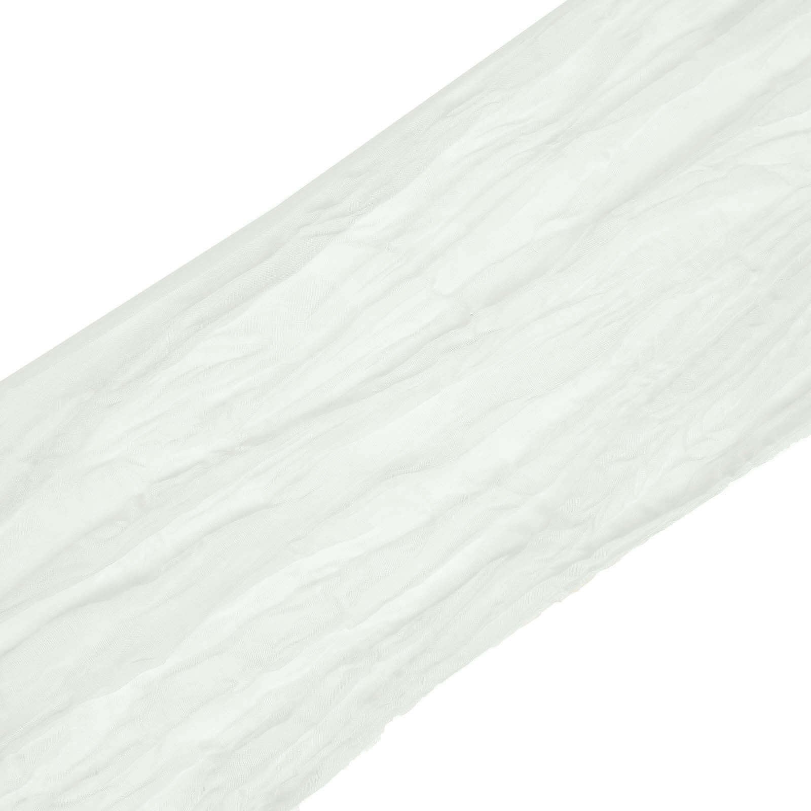 Special Offer! 5-Piece Ivory Cheesecloth Gauze Chair Sashes for Boho Weddings & Gatherings