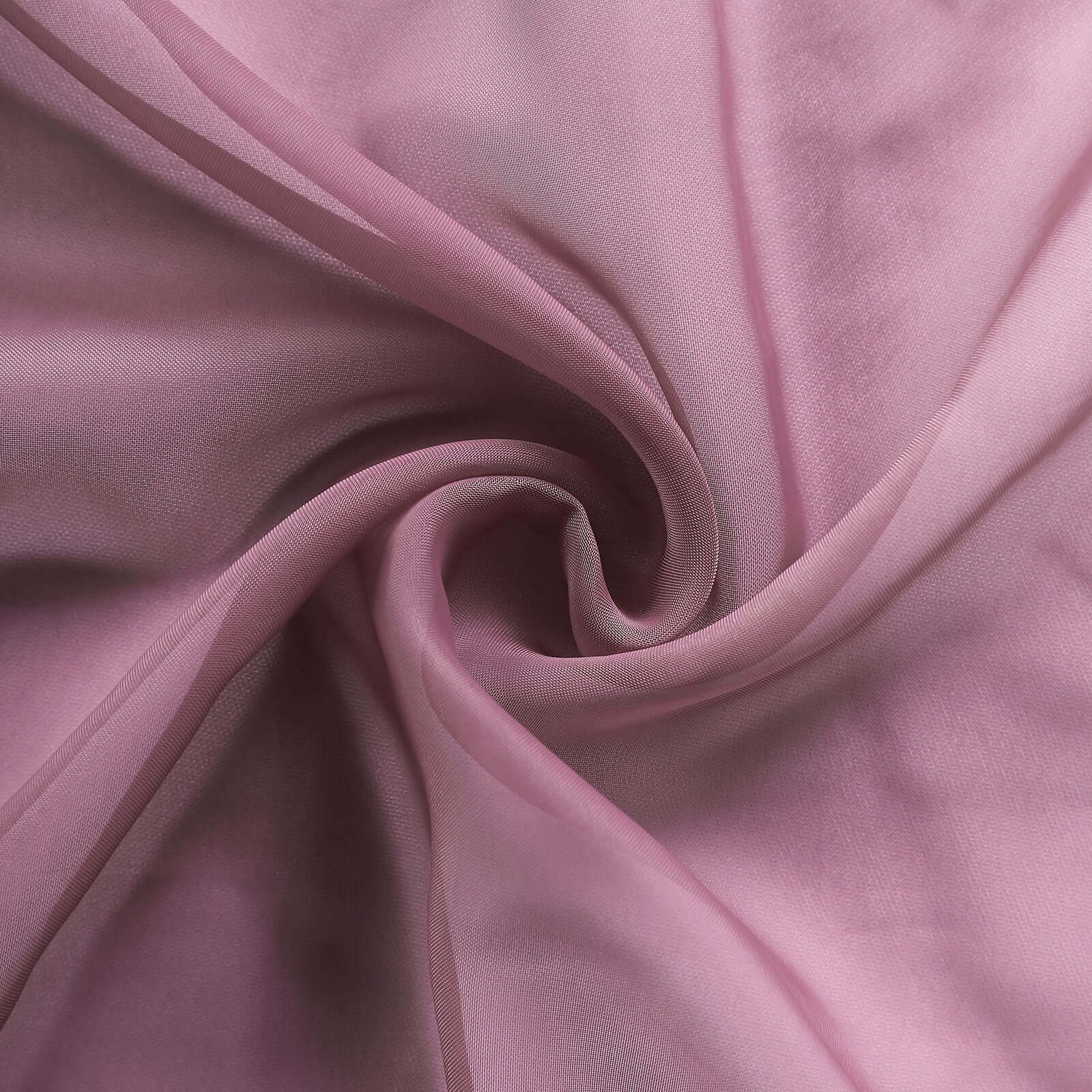 5-Pack Premium Mauve/Cinnamon Rose Chiffon Chair Sashes - Soft, Lightweight Designer Bows