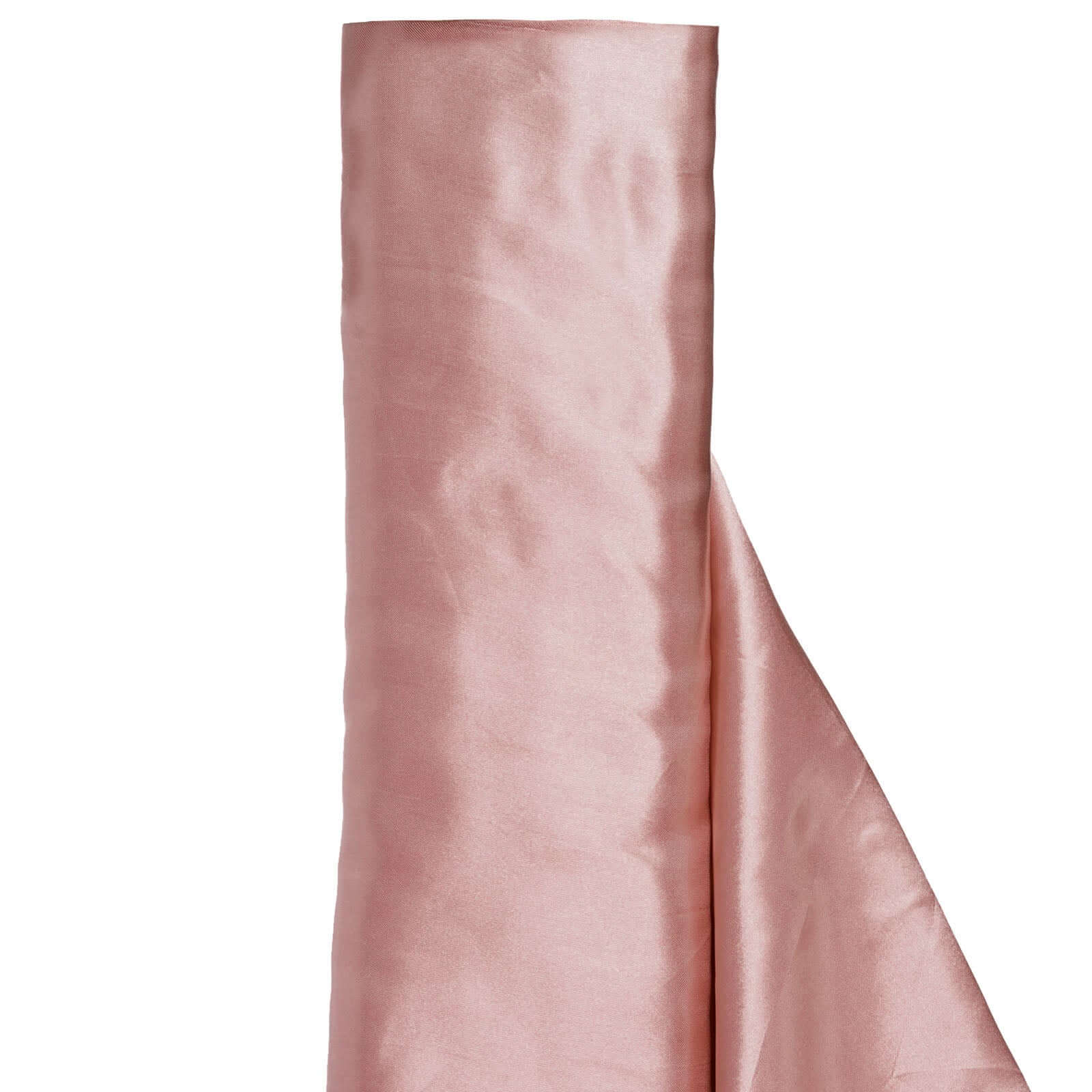 54-Inch Wide, 10-Yard Dusty Rose Satin Fabric Bolt for Various Crafts