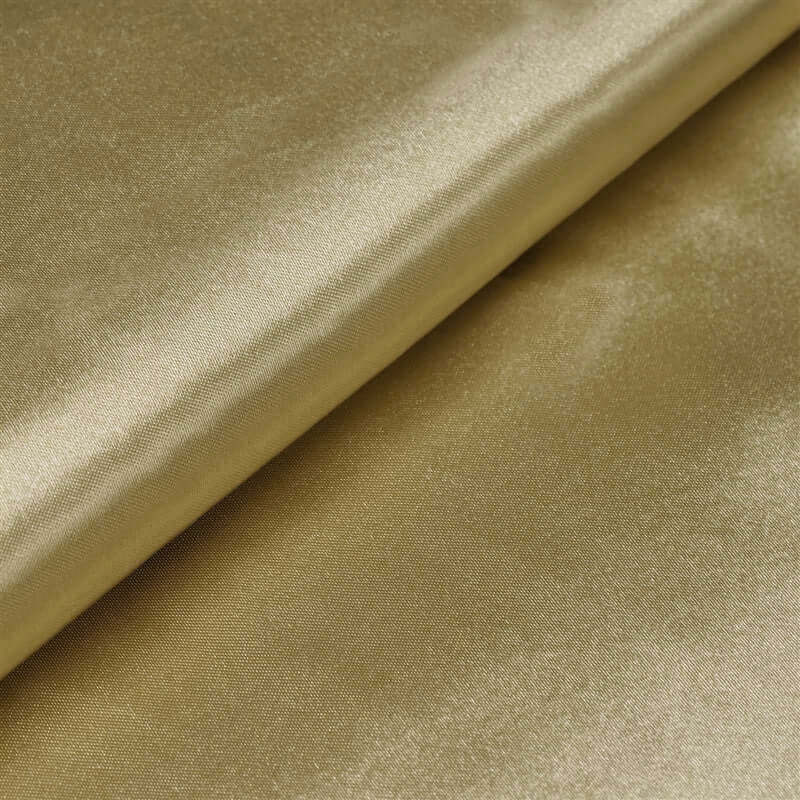 Hot Sale! 10-Yard 54-Inch Champagne Satin Fabric Bolt for Various DIY Projects
