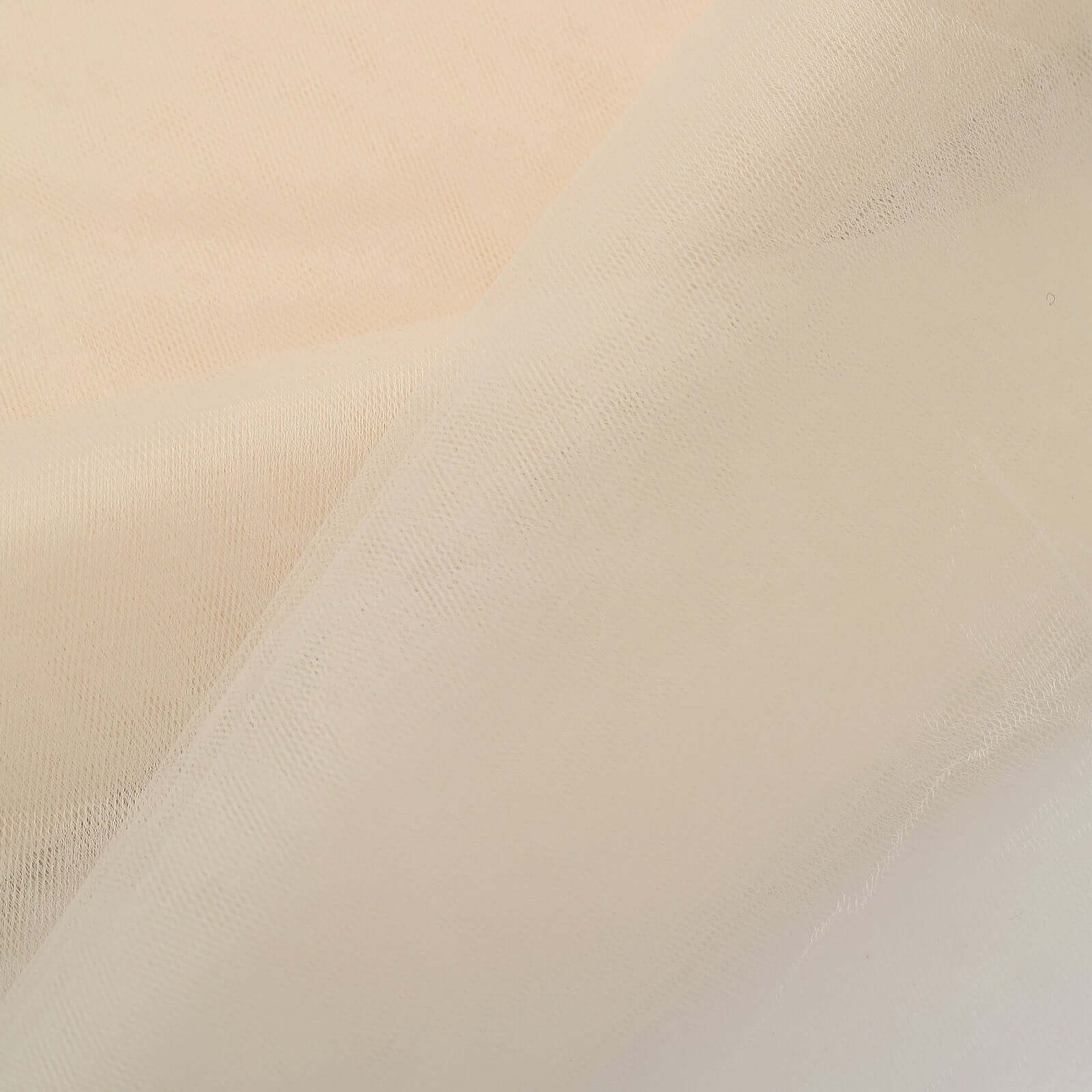 Ivory Tulle Fabric Bolt - 54' Wide, 40 Yards for DIY Crafts