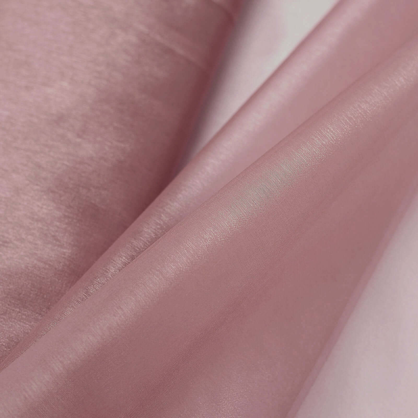 54-Inch by 10-Yard Dusty Rose Solid Sheer Chiffon Fabric Bolt - Ideal for DIY Voile Drapery