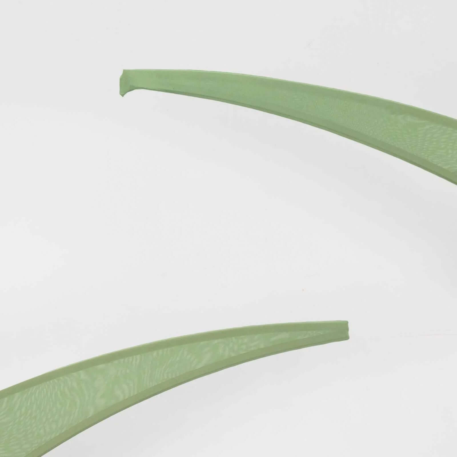 Customizable Set of 2 Sage Green Spandex Covers for Half Crescent Moon Wedding Arch Stands