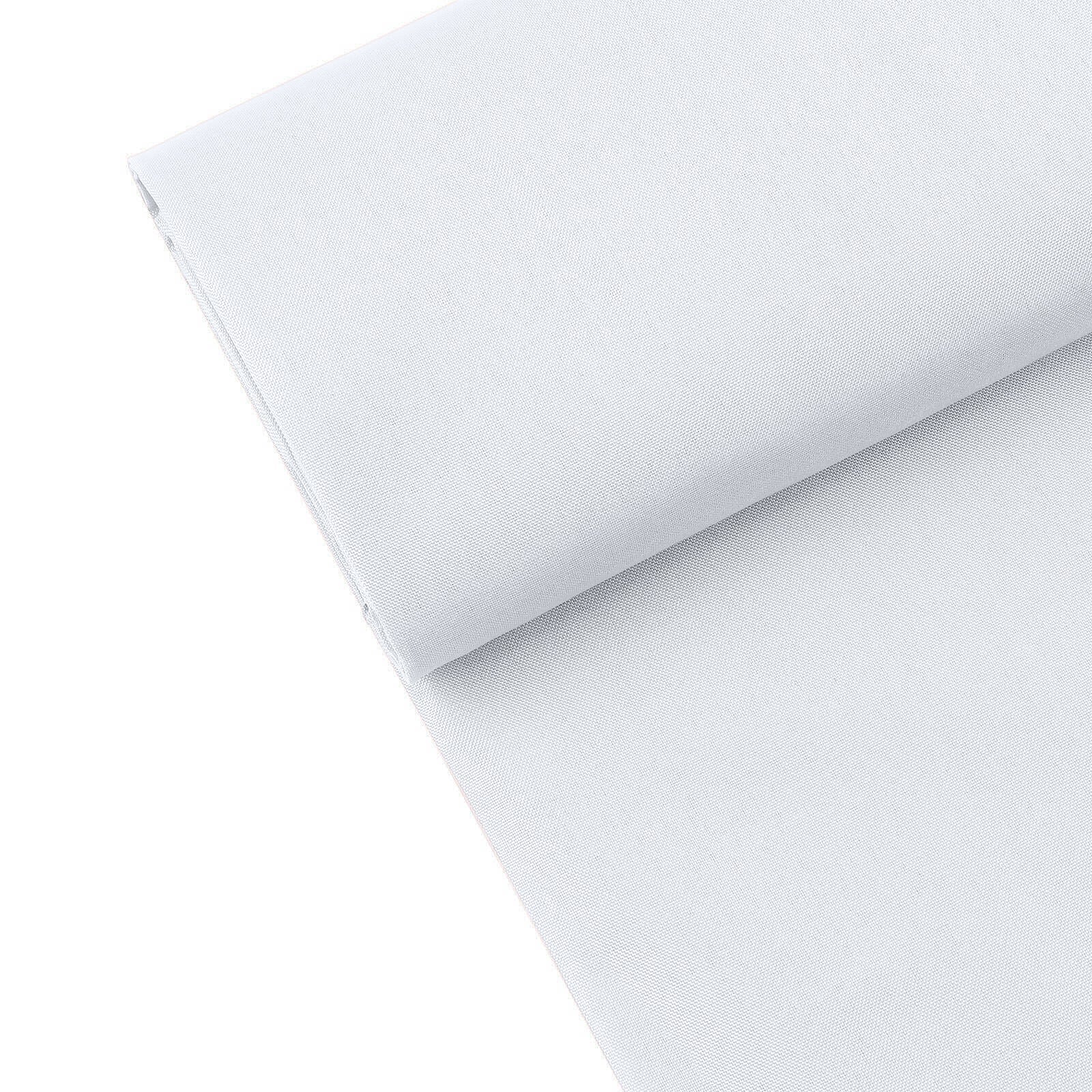 Hot! 54x10 Yards Premium White Polyester Fabric Bolt for DIY, Upholstery & Event Decor