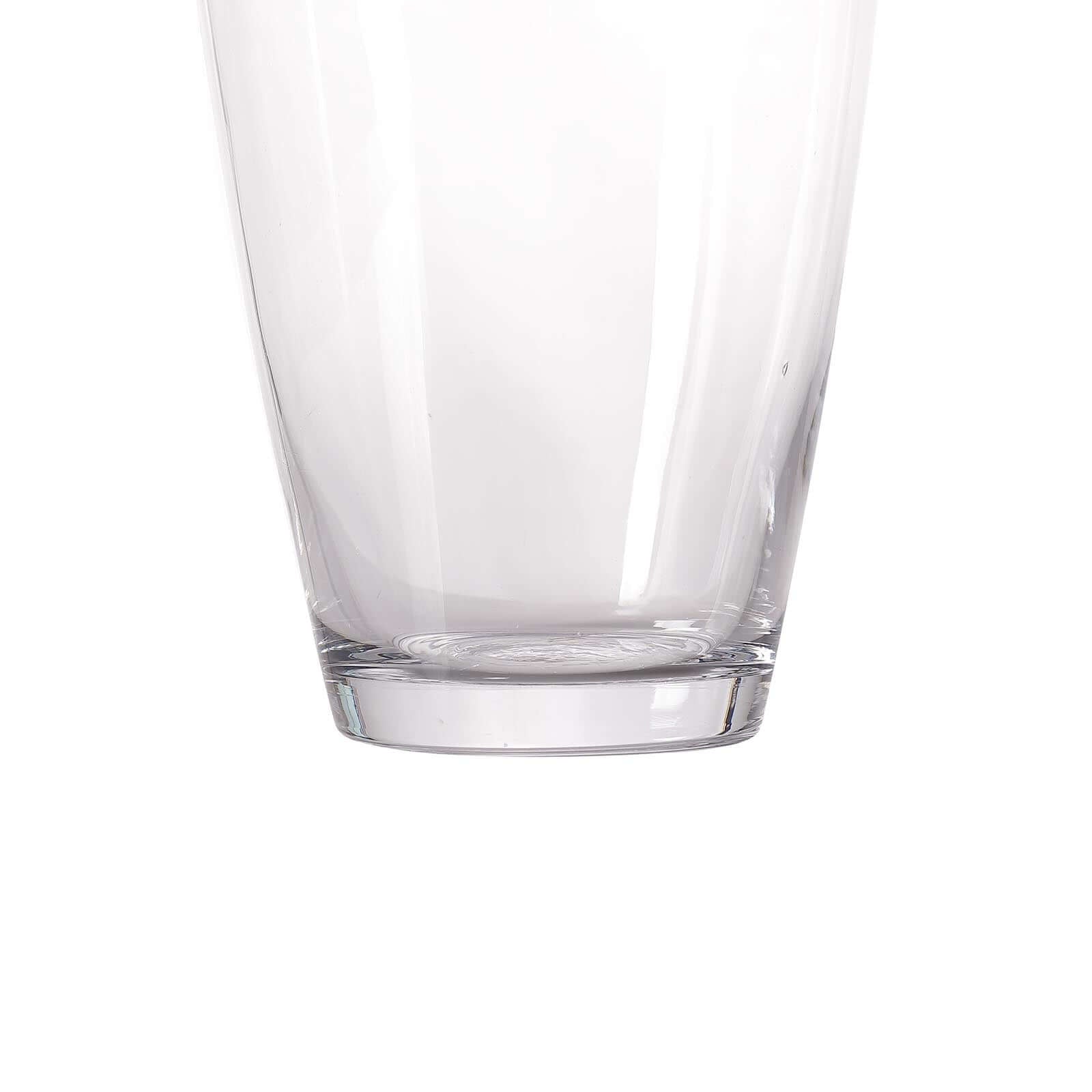 Heavy - Duty Clear Glass Cylinder Tapered Vase for Event Flower Centerpieces