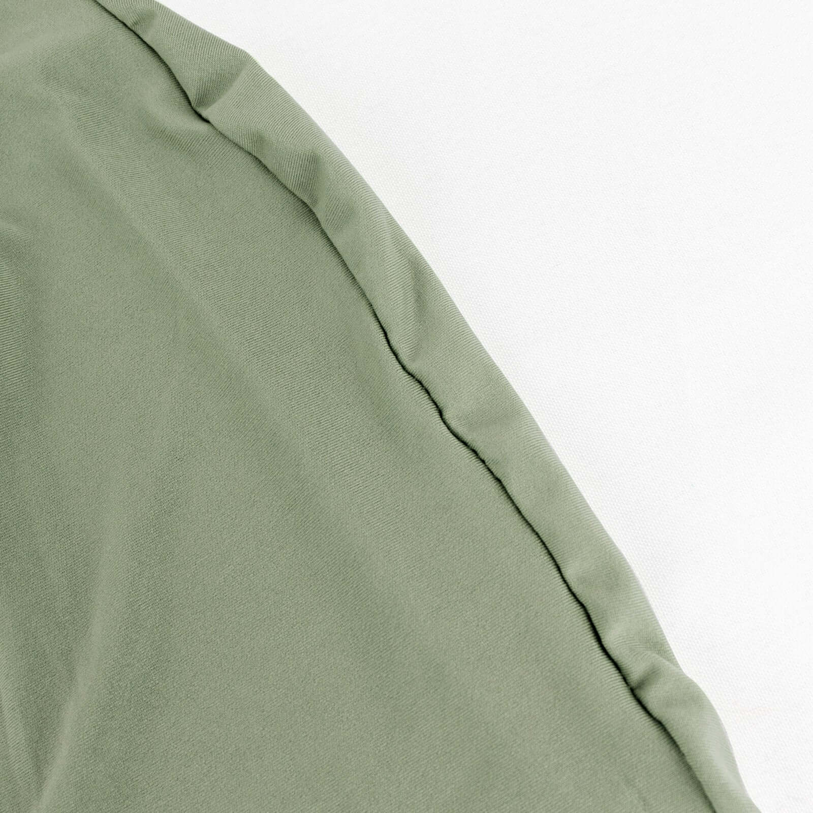 Discount! Reusable & Wrinkle-Resistant 160GSM Spandex Folding Chair Cover in Dusty Sage Green