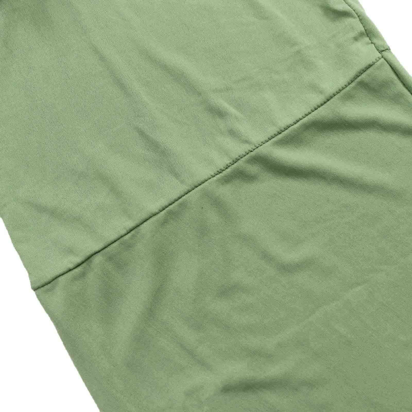 Customizable Set of 2 Sage Green Spandex Covers for Half Crescent Moon Wedding Arch Stands