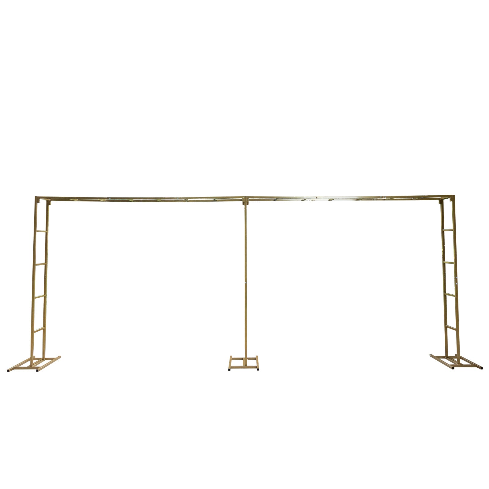 Get This Sturdy 6ft x 16ft Gold Freestanding Arbor for Floral Balloon Decor