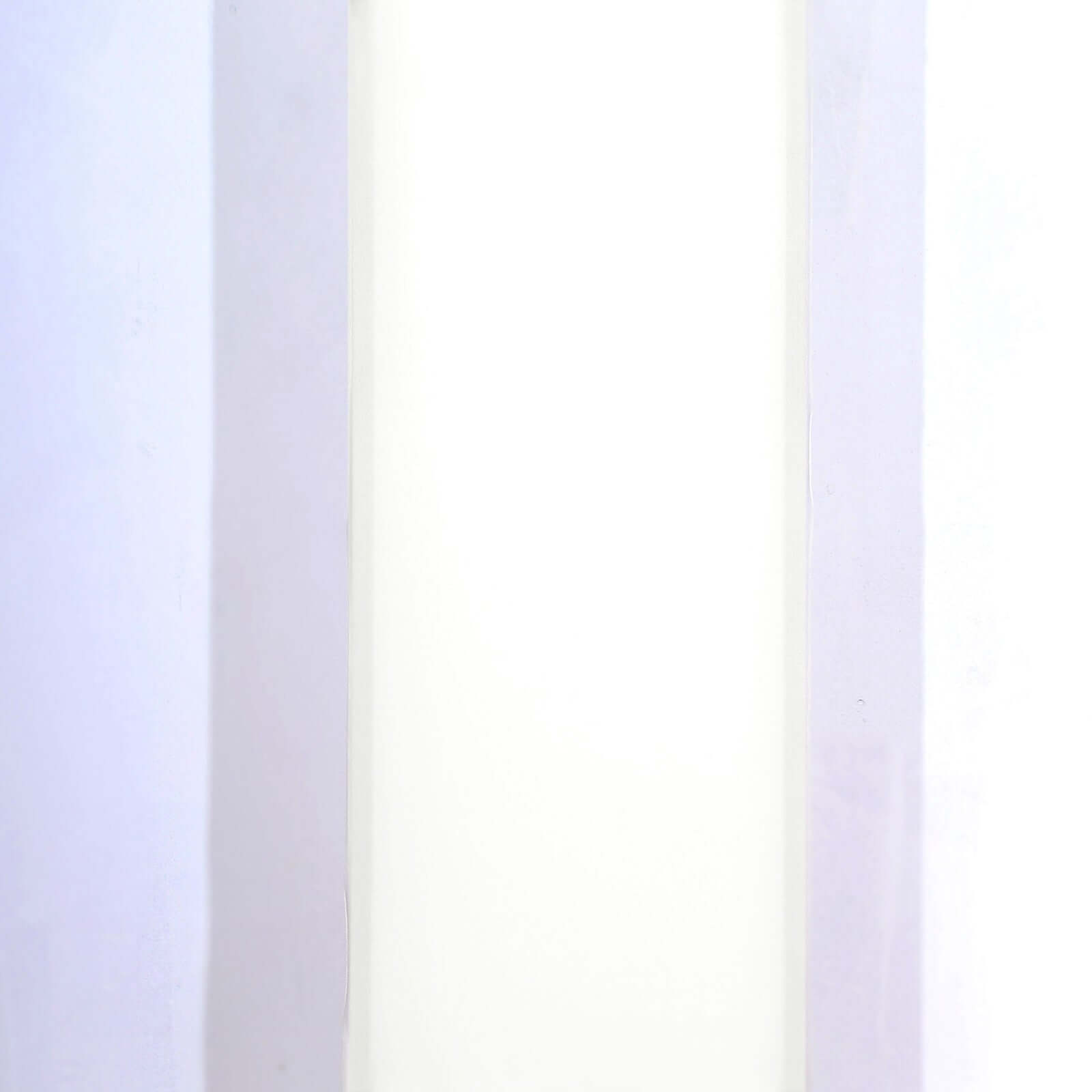 Premium 8ft Ivory Spandex U-Shaped Wedding Arch Cover - Double-Sided Slipcover