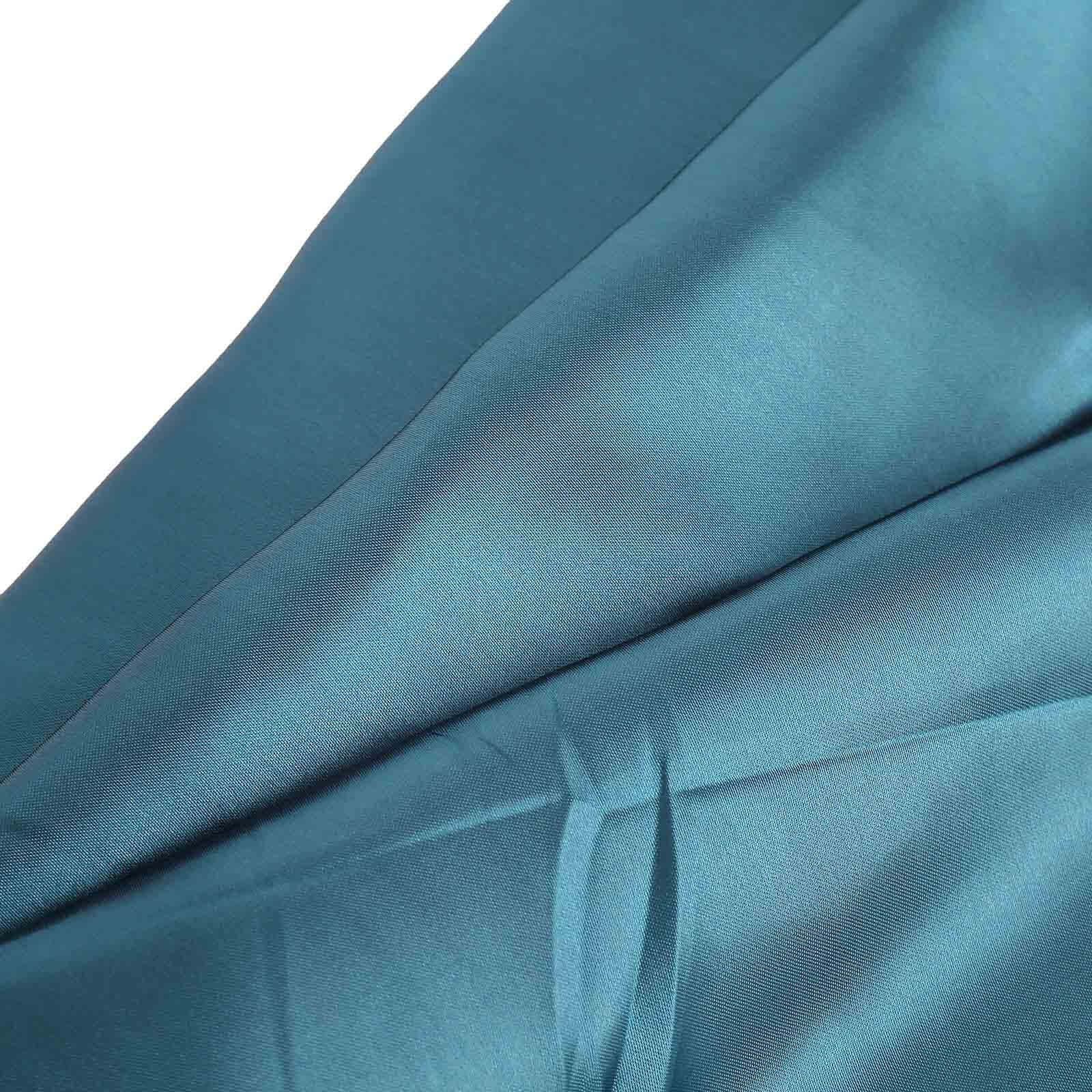 Huge Discount! 10-Yard by 54-Inch Peacock Teal Satin Fabric Bolt for Various Uses