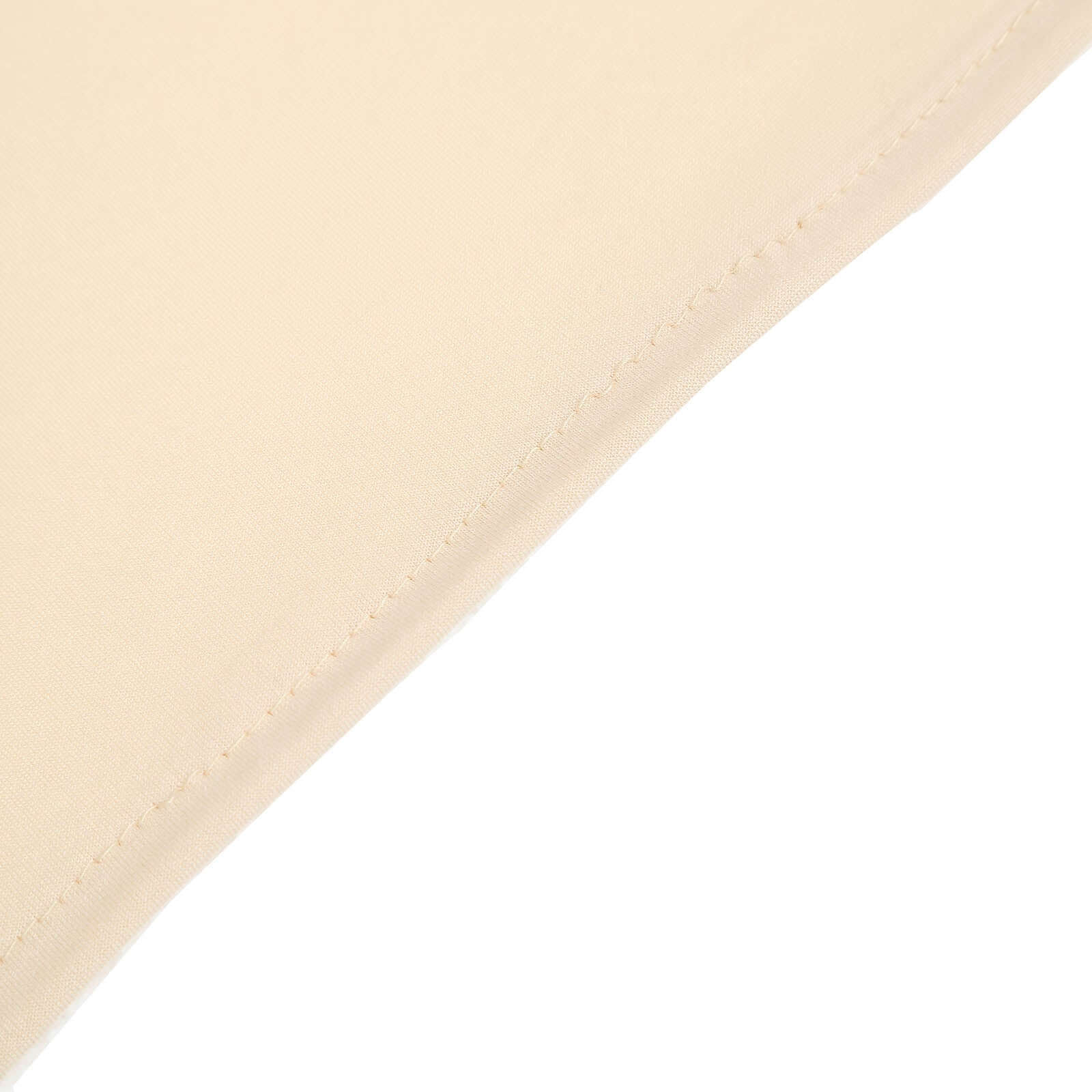 Hot Sale! 7ft Matte Beige Spandex Custom-Fitted Half Moon Wedding Arch Backdrop Stand Cover