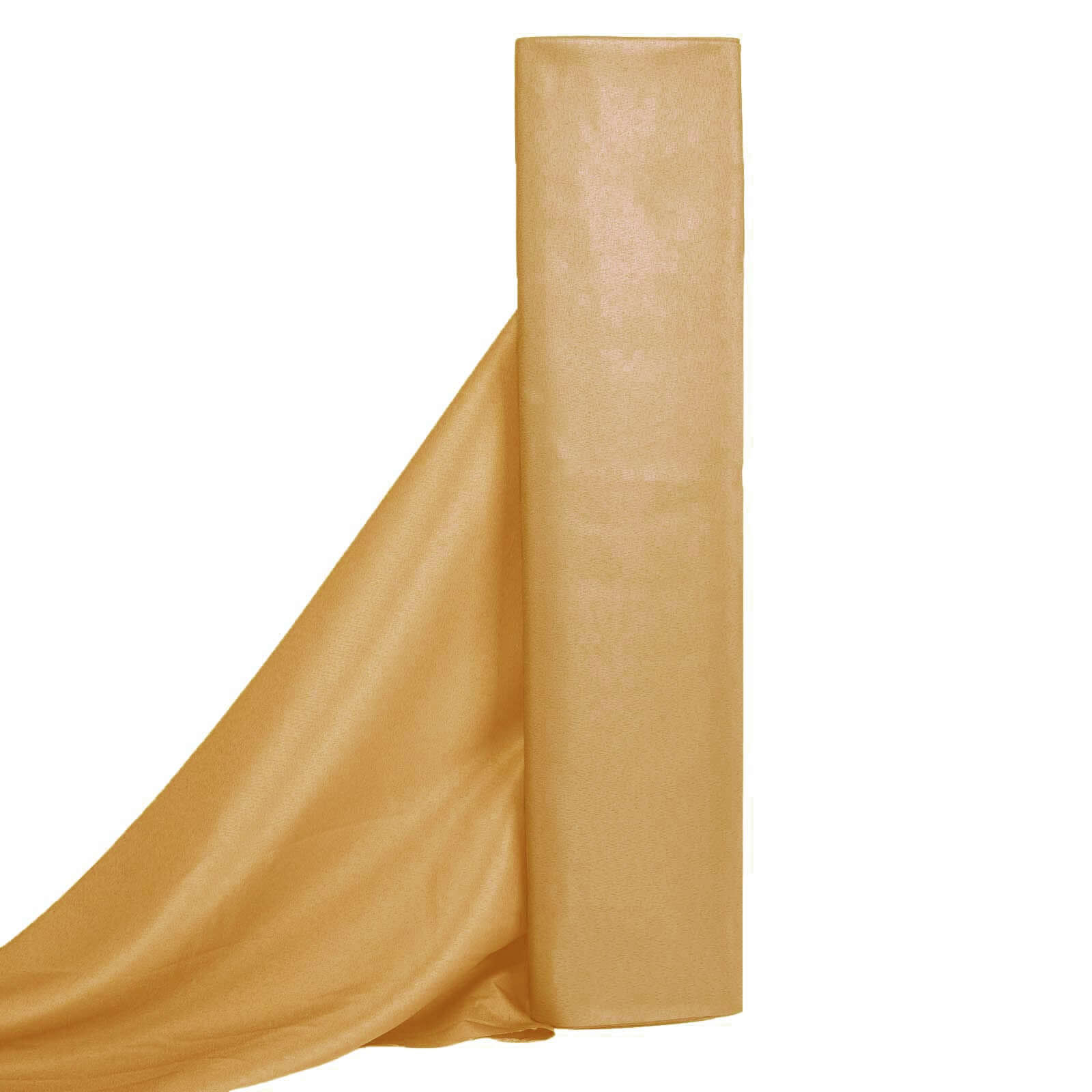 Gold 100% Polyester Fabric Bolt - 54 Inches Wide, 10 Yards Long for DIY Crafts and Decor
