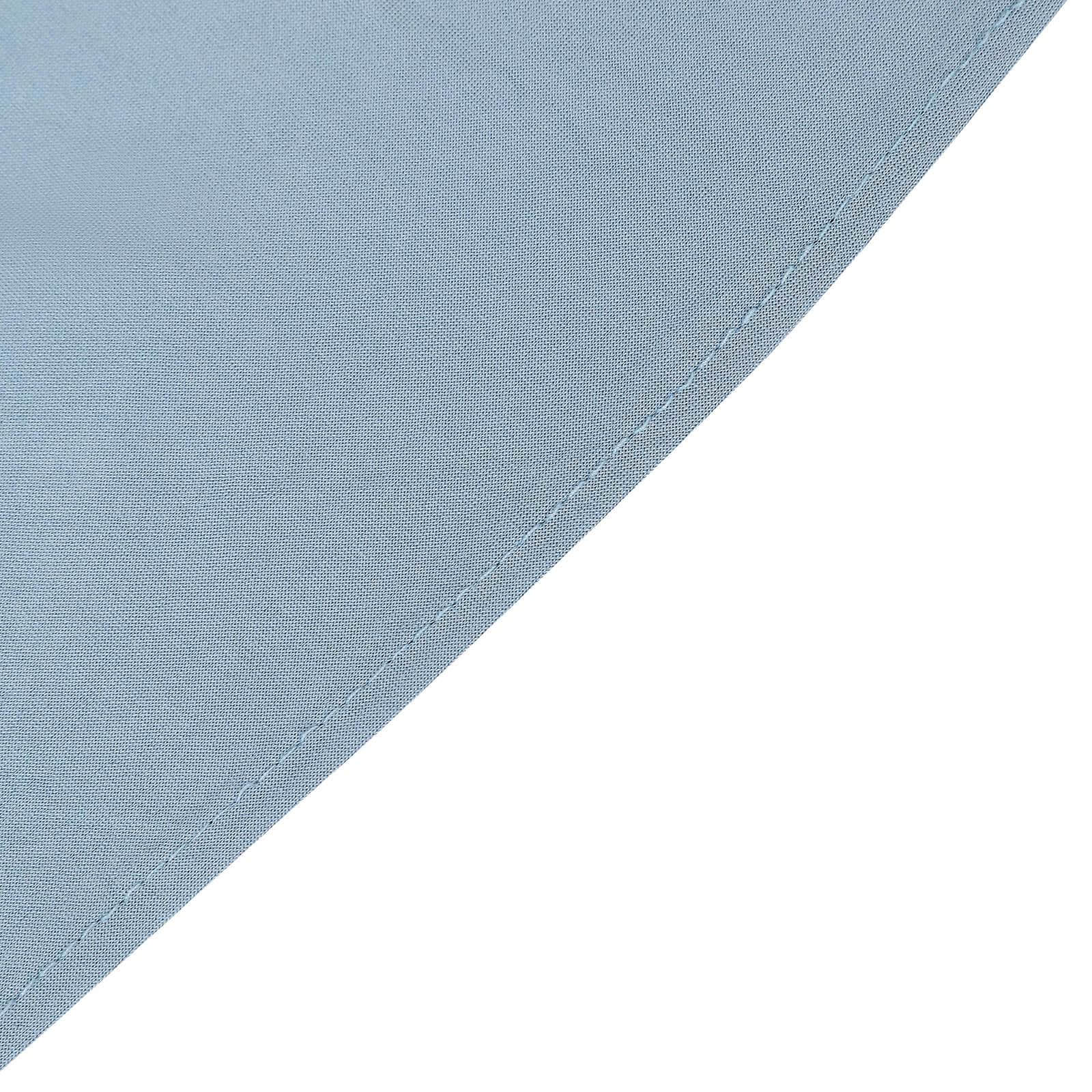 5-Piece Set of Dusty Blue Stretch Spandex Chair Sashes - Heavy-Duty 5x12 Bands