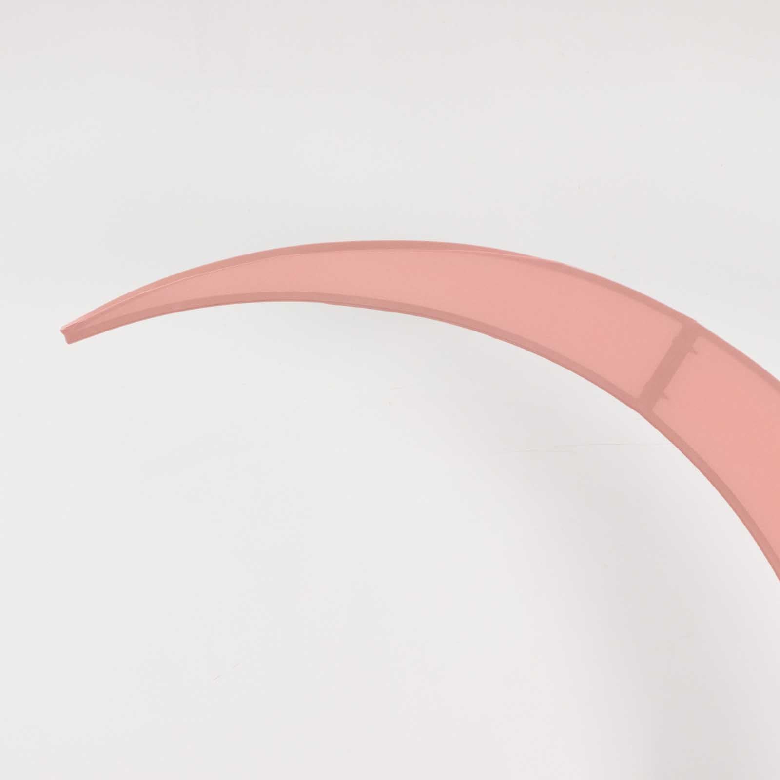 Custom-Fitted 7.5ft Dusty Rose Spandex Crescent Moon Wedding Arch Pullover Cover