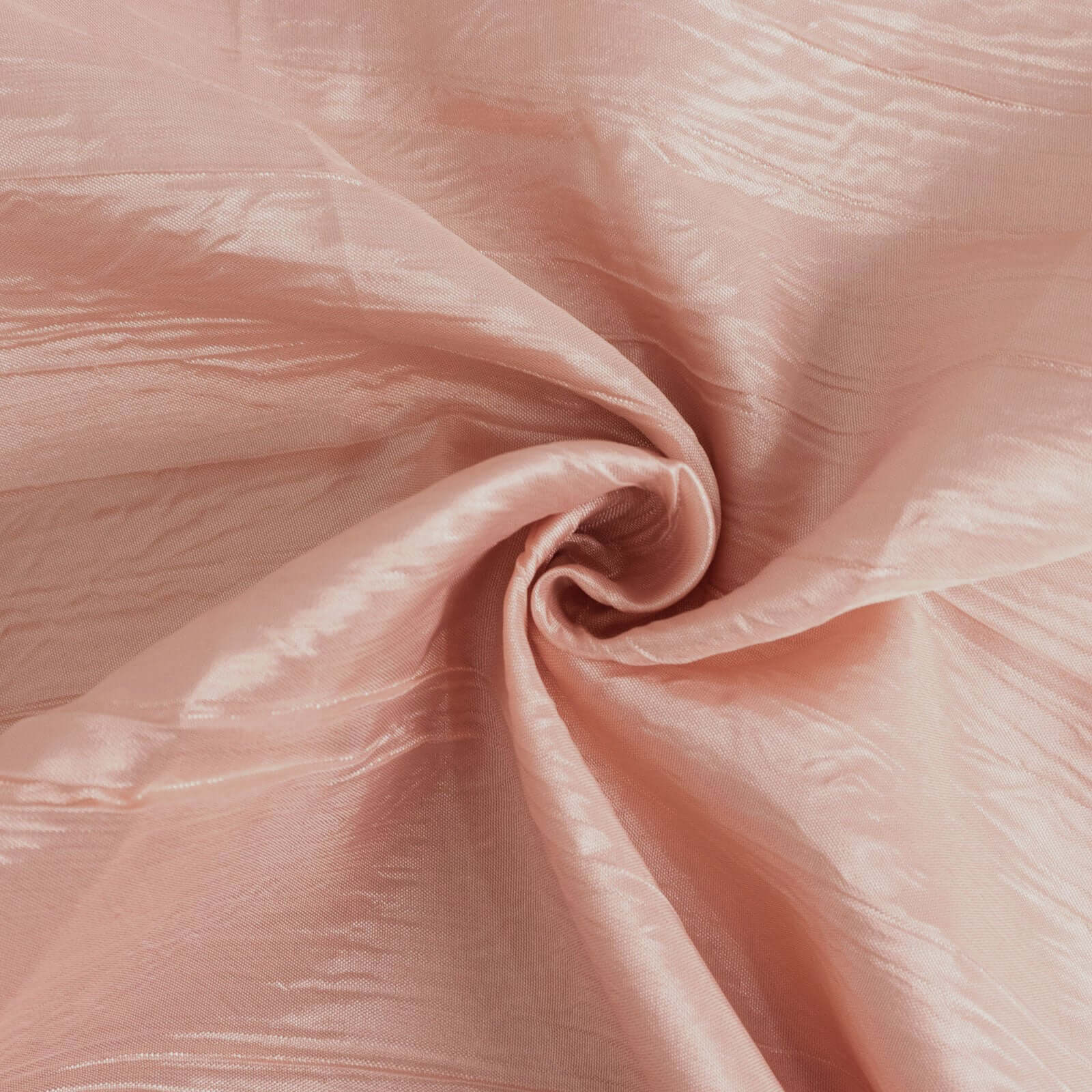 Reusable Dusty Rose Crinkle Crushed Taffeta Slipcover for Banquet Chairs - High Quality!