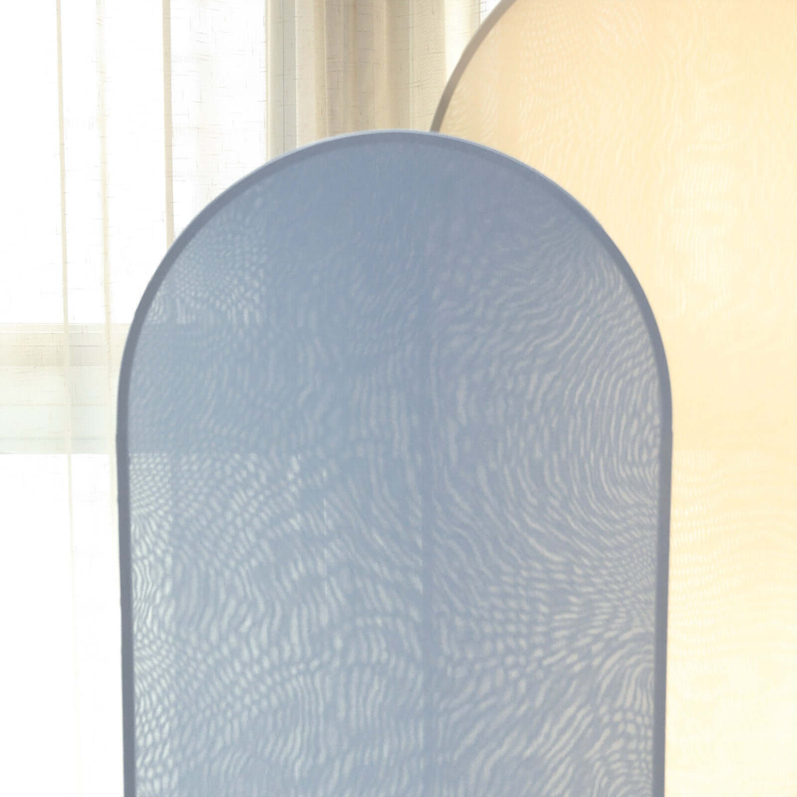 Hot! 5ft Dusty Blue Spandex Fitted Cover for Round Top Wedding Arch