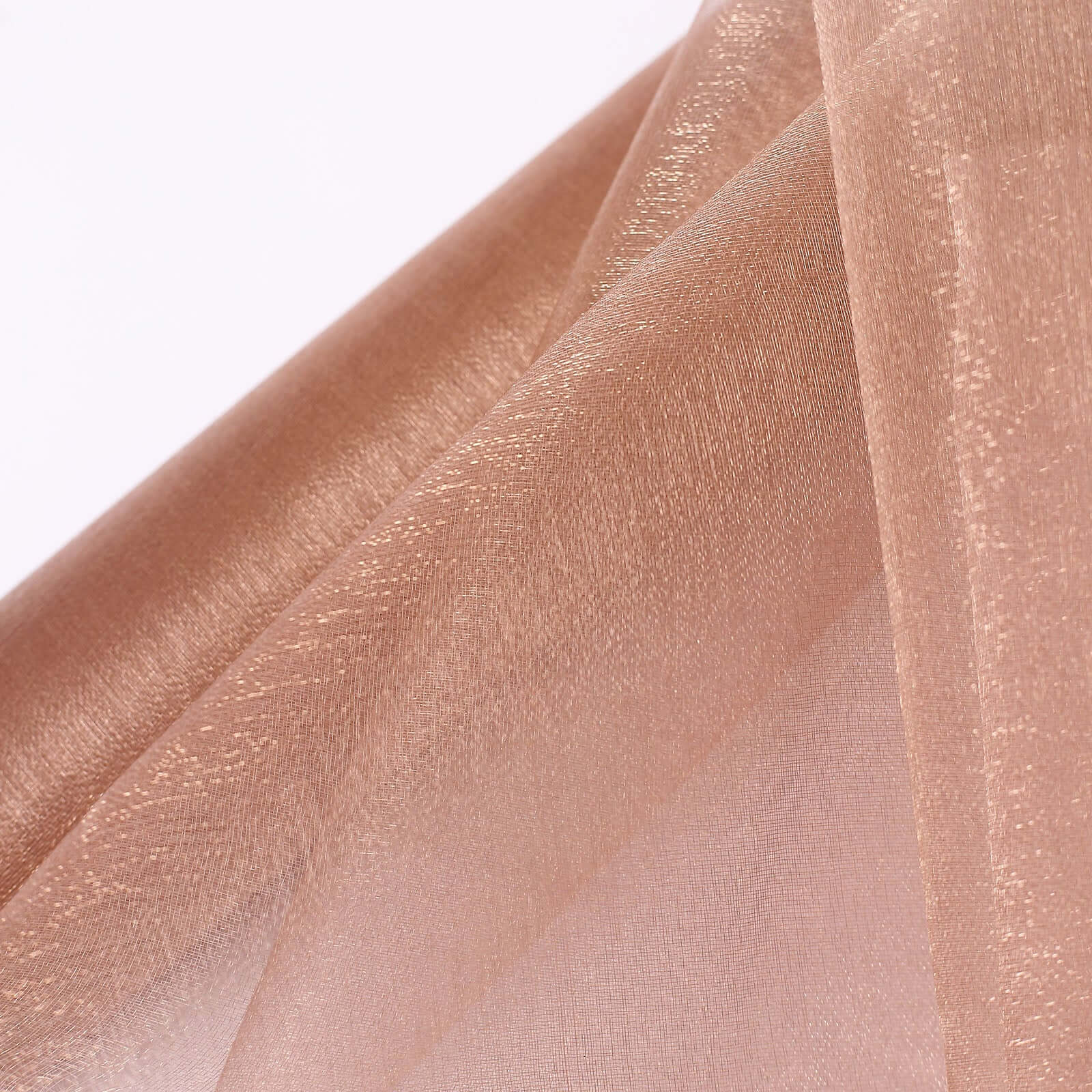 Hot Sale! 12-Foot by 10-Yard Dusty Rose Sheer Chiffon Fabric Bolt for DIY Voile Drapery