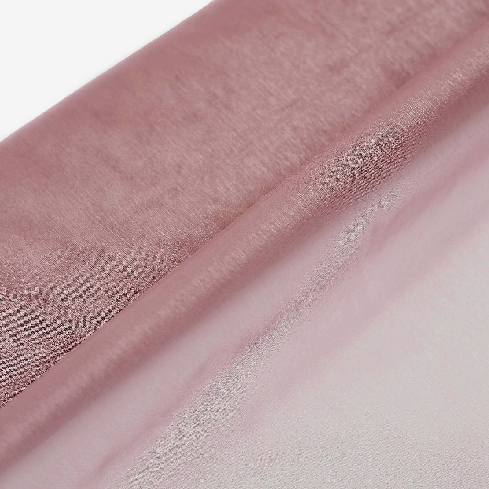 54-Inch by 10-Yard Dusty Rose Solid Sheer Chiffon Fabric Bolt - Ideal for DIY Voile Drapery