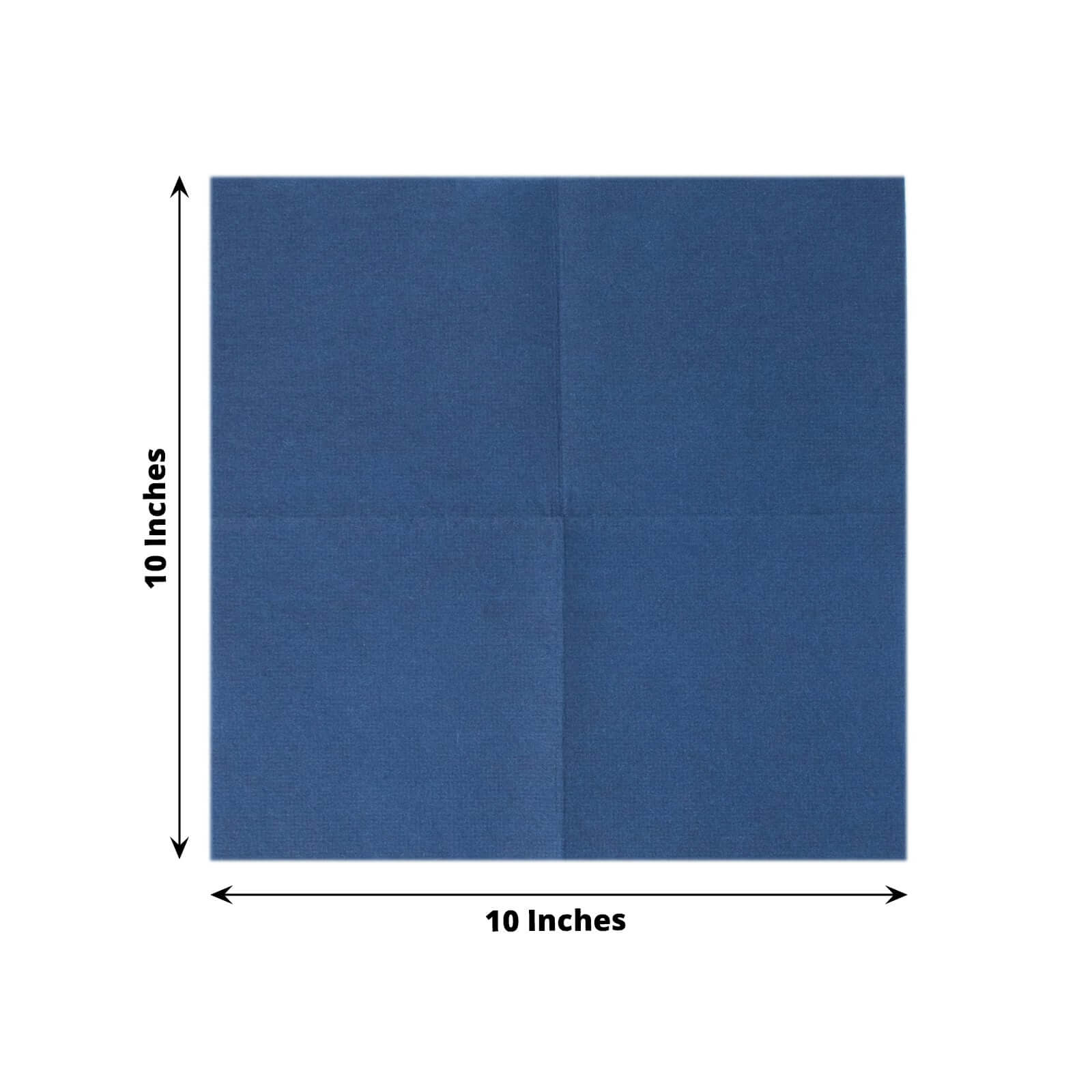Hot! 20-Pack Navy Blue 5x5 Linen-Like Highly Absorbent Airlaid Napkins