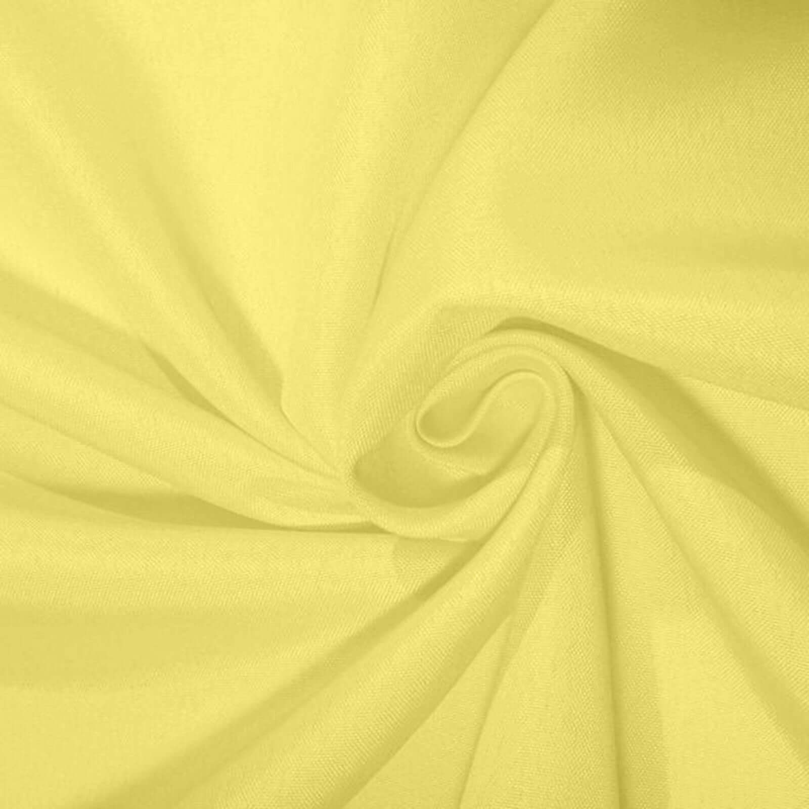 5-Pack Yellow Polyester Chair Sashes - Perfect for Weddings, Parties & Events! 6x108