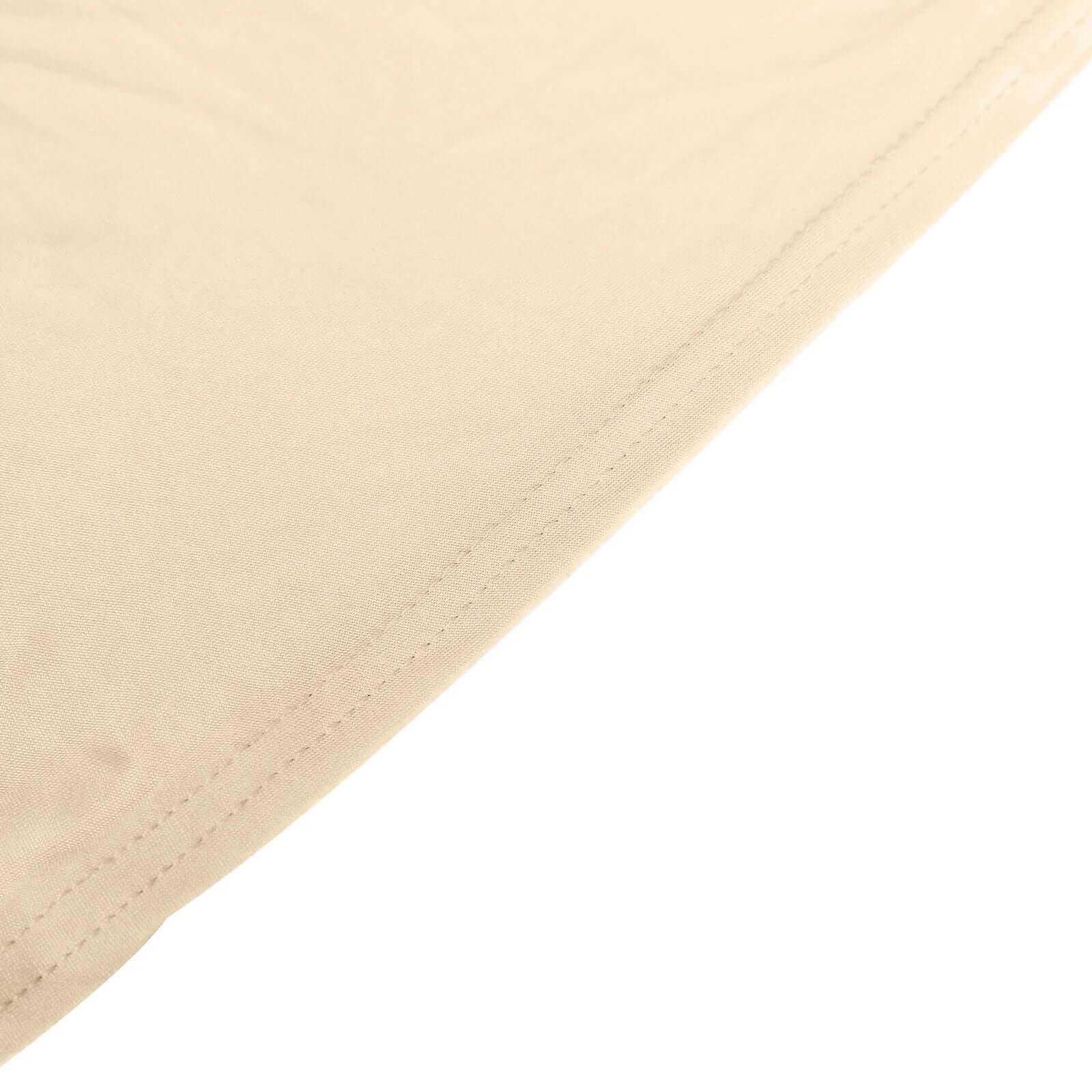 Beige Stretch Spandex Chair Cover for Banquet Chairs - 160GSM Premium Fabric