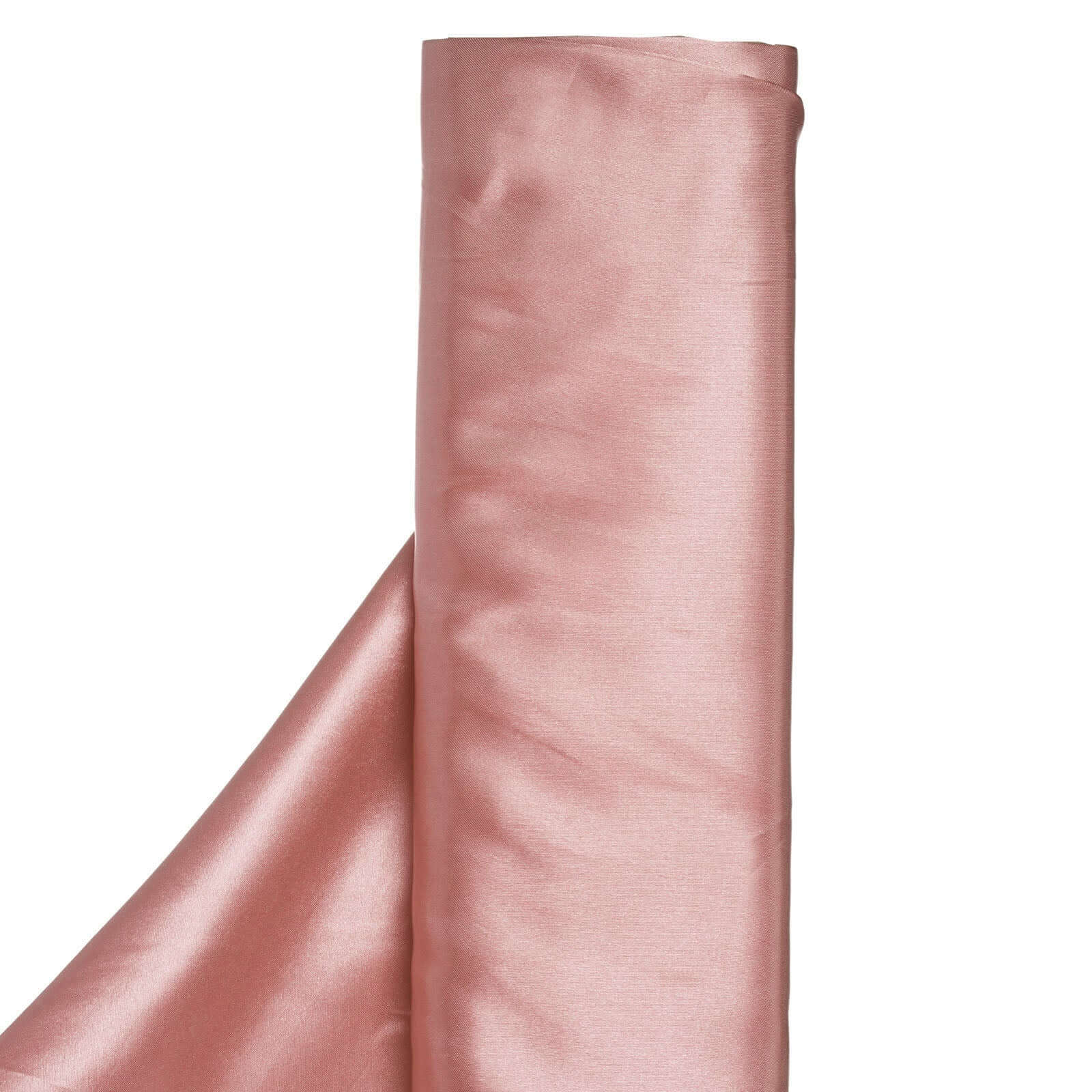 54-Inch Wide, 10-Yard Dusty Rose Satin Fabric Bolt for Various Crafts