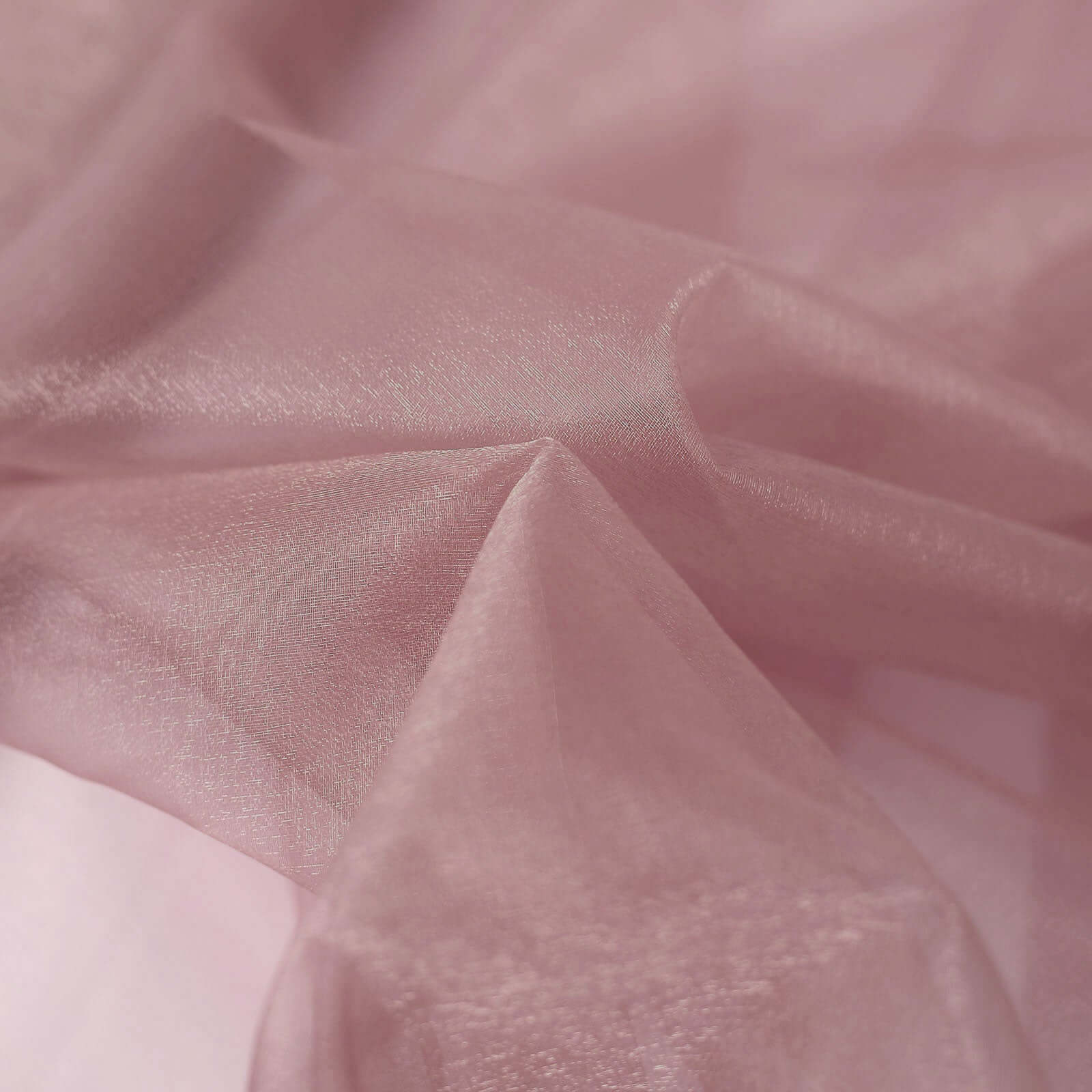 54-Inch by 10-Yard Dusty Rose Solid Sheer Chiffon Fabric Bolt - Ideal for DIY Voile Drapery