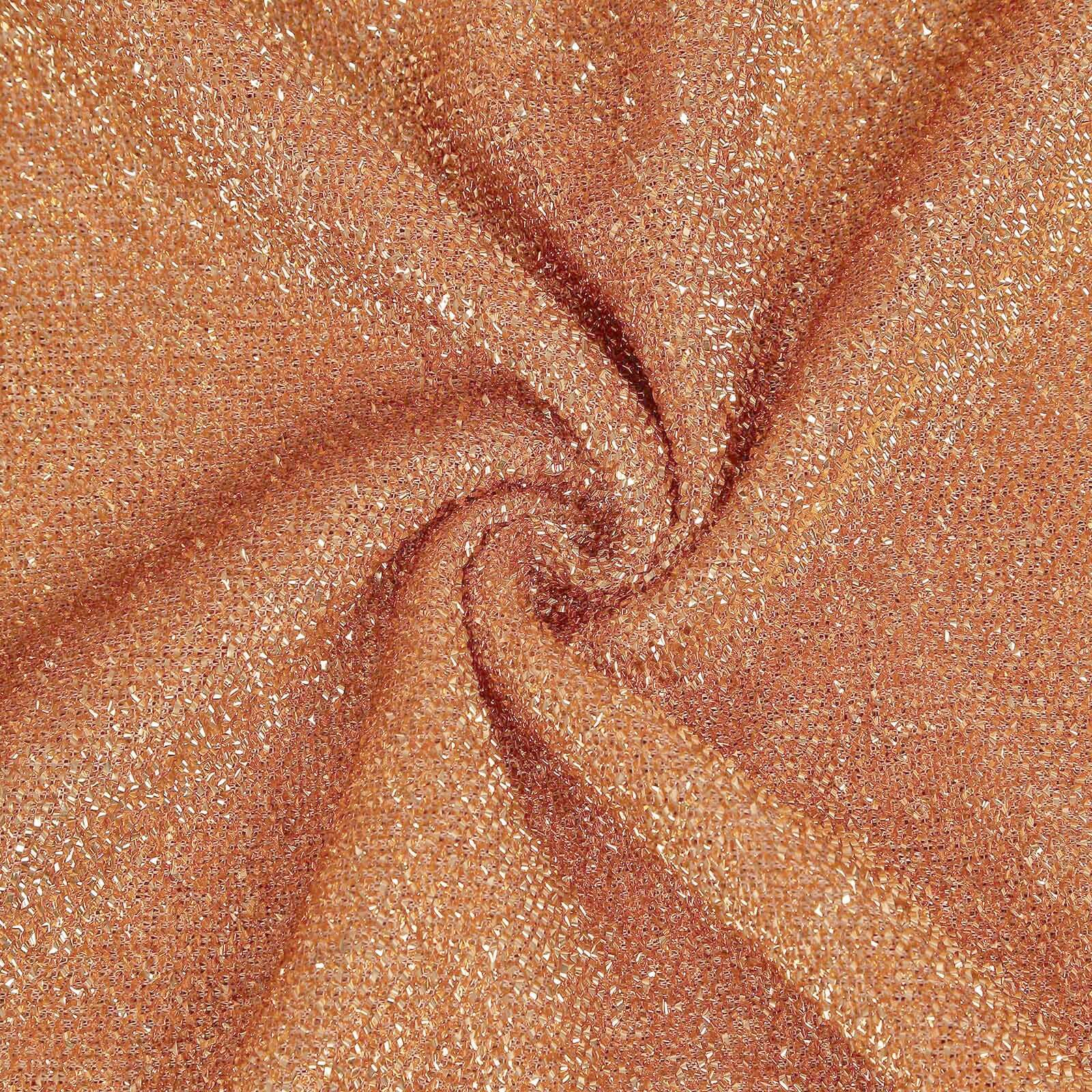 Hot Sale! 7ft Antique Gold Shimmer Tinsel Spandex Cover for Round Top Wedding Arch