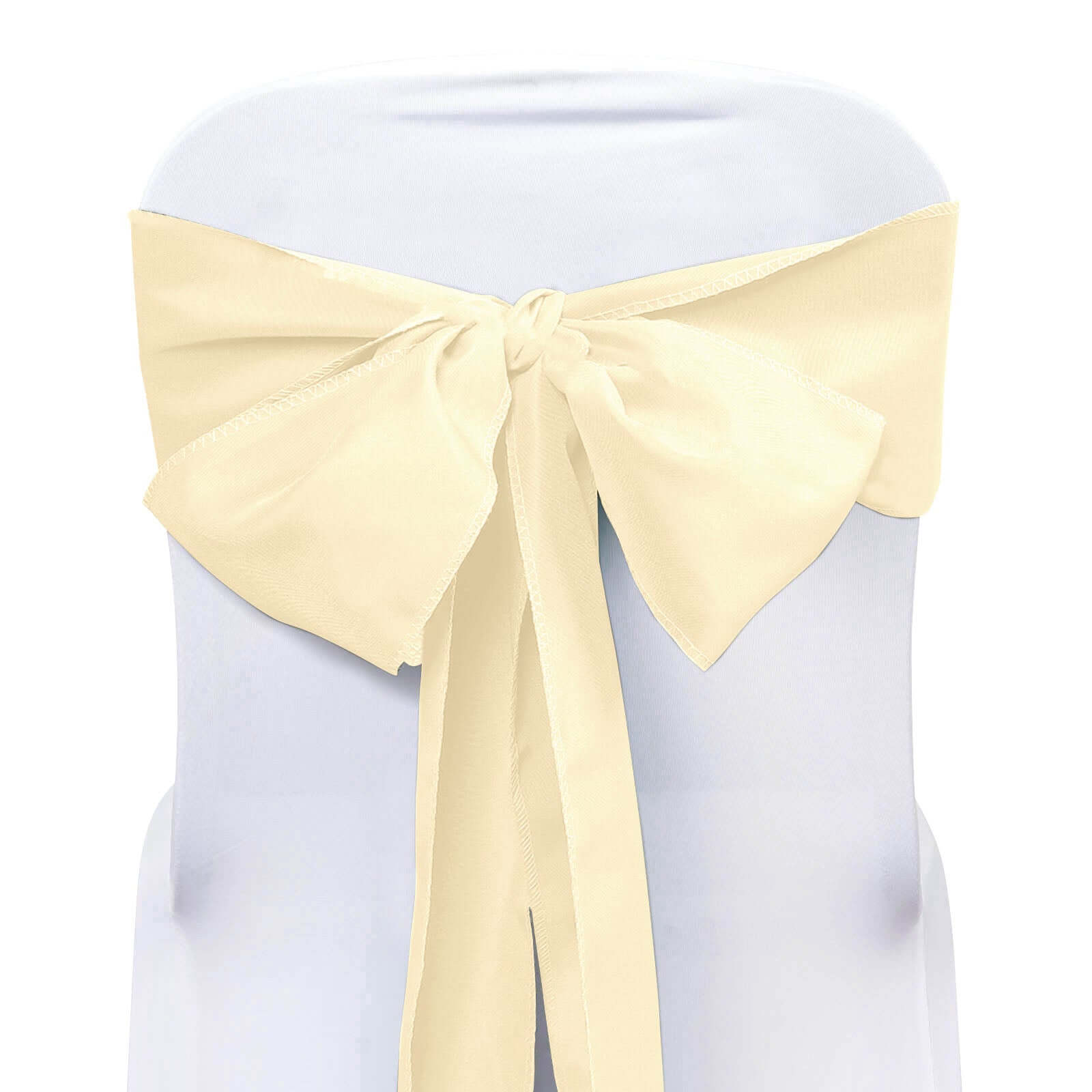 Special Offer: 5-Pack Beige Polyester Chair Sashes 6x108