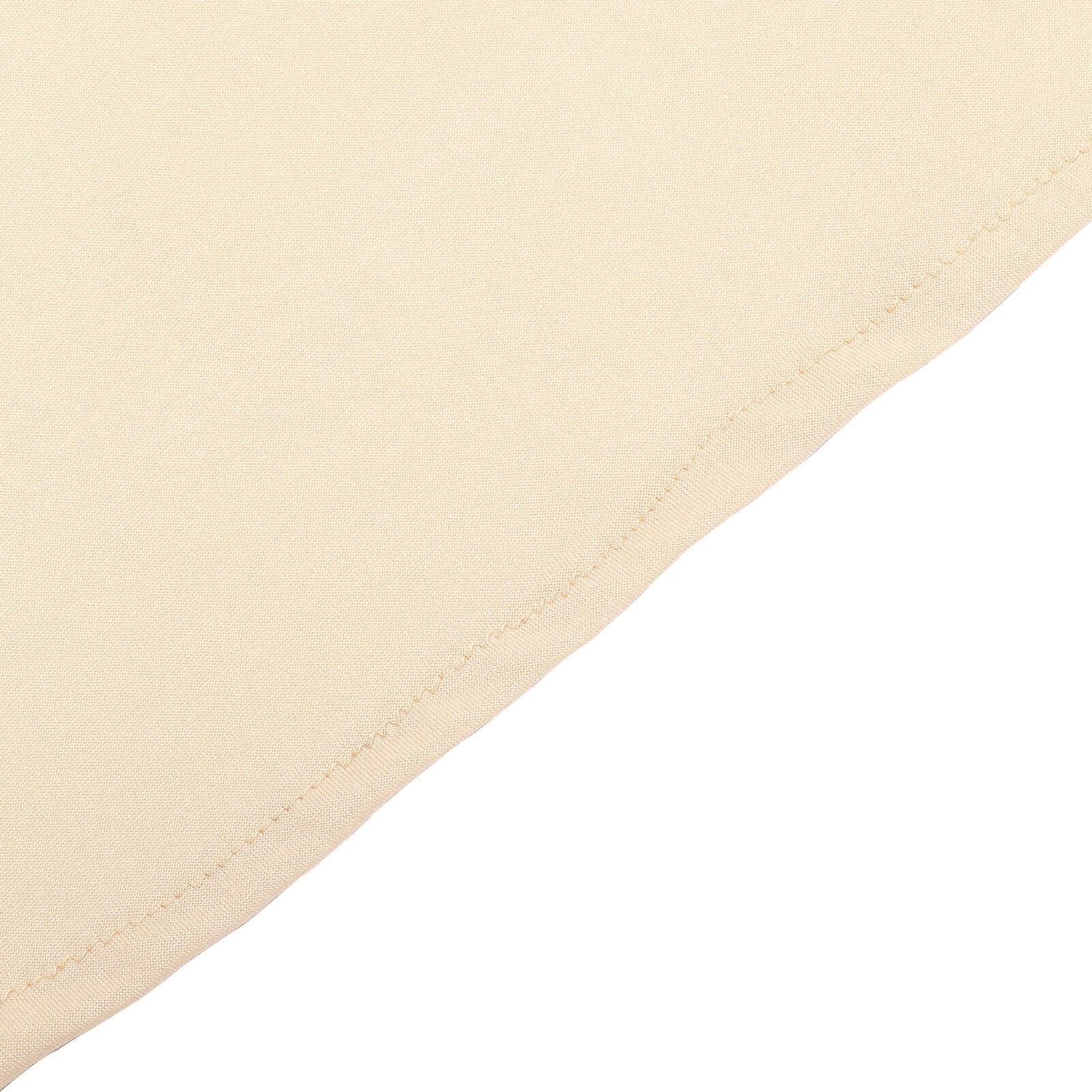 Hot Sale! Set of 4 Matte Beige Spandex Fitted Covers for Round Top Chiara Wedding Arch Stands in 4 Sizes