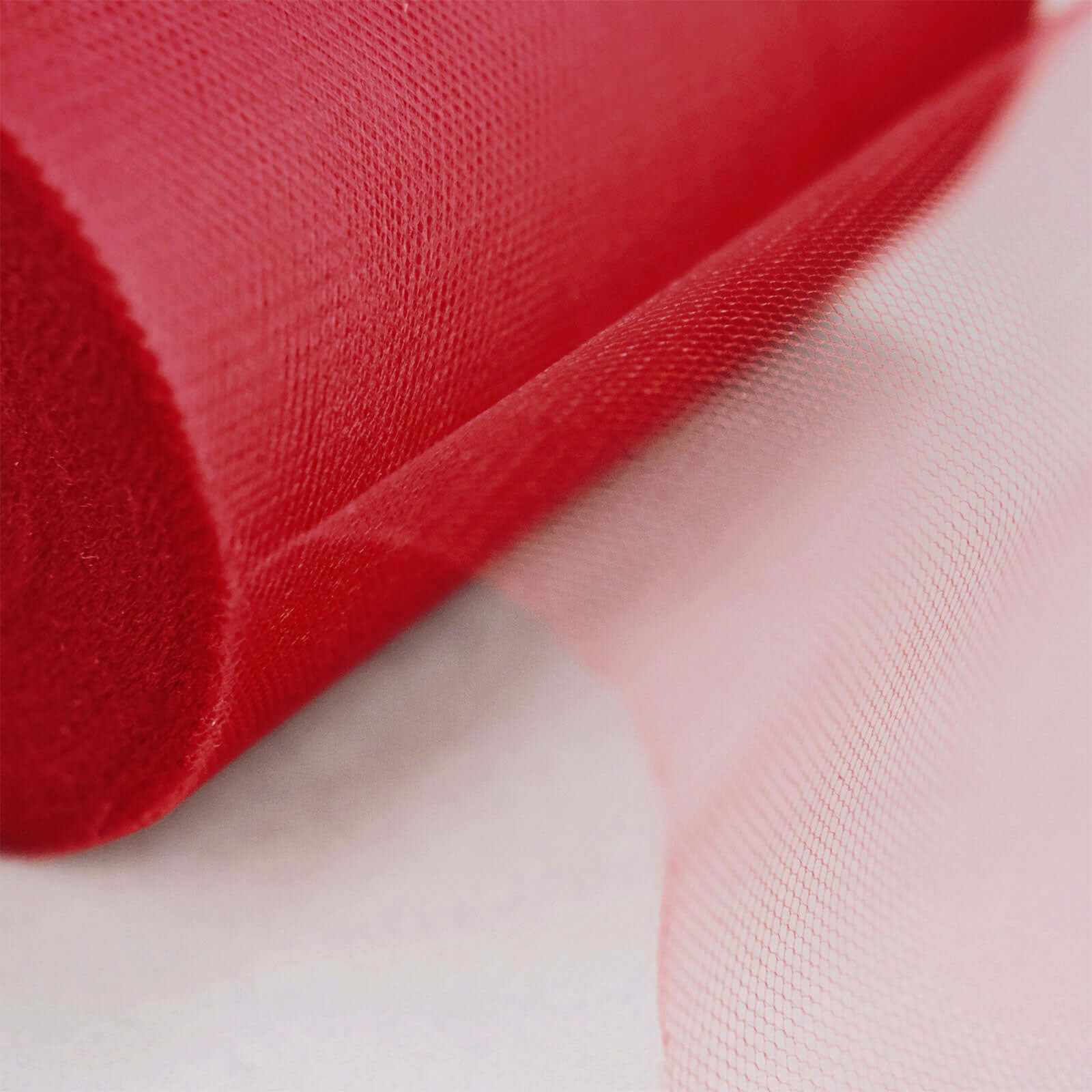 Hot! 6' x 100 Yards Red Tulle Fabric Bolt for Crafts