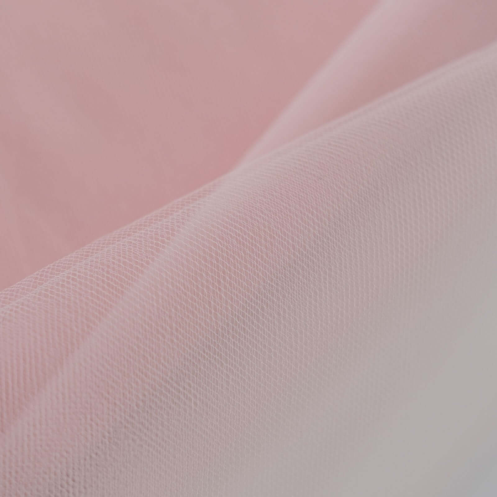 40-Yard Blush Tulle Fabric Bolt, 54 Inches Wide, Ideal for DIY Crafts