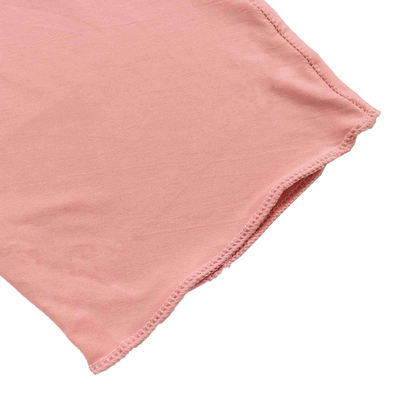 Custom-Fitted 7.5ft Dusty Rose Spandex Crescent Moon Wedding Arch Pullover Cover