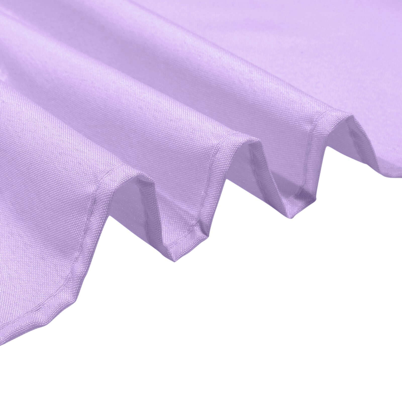 Hot Deal! 90-Inch Round Lavender Lilac Polyester Tablecloth - Stain & Wrinkle-Resistant