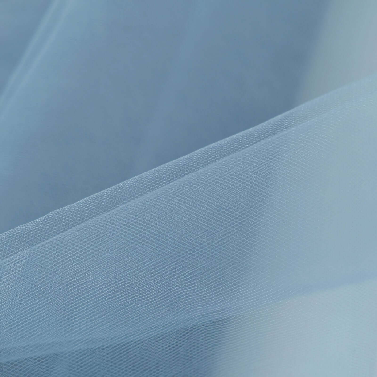 Hot Deal! 54-Inch Wide by 40-Yard Long Dusty Blue Nylon Tulle Fabric Roll for DIY Crafts