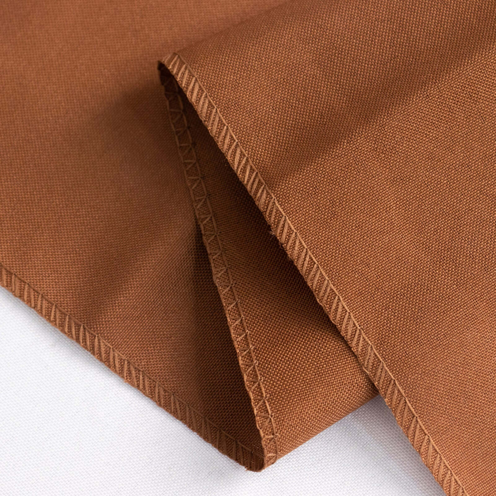 Hot Deal! 5-Piece Set of Polyester Chair Sashes in Cinnamon Brown, 6x108 Inches