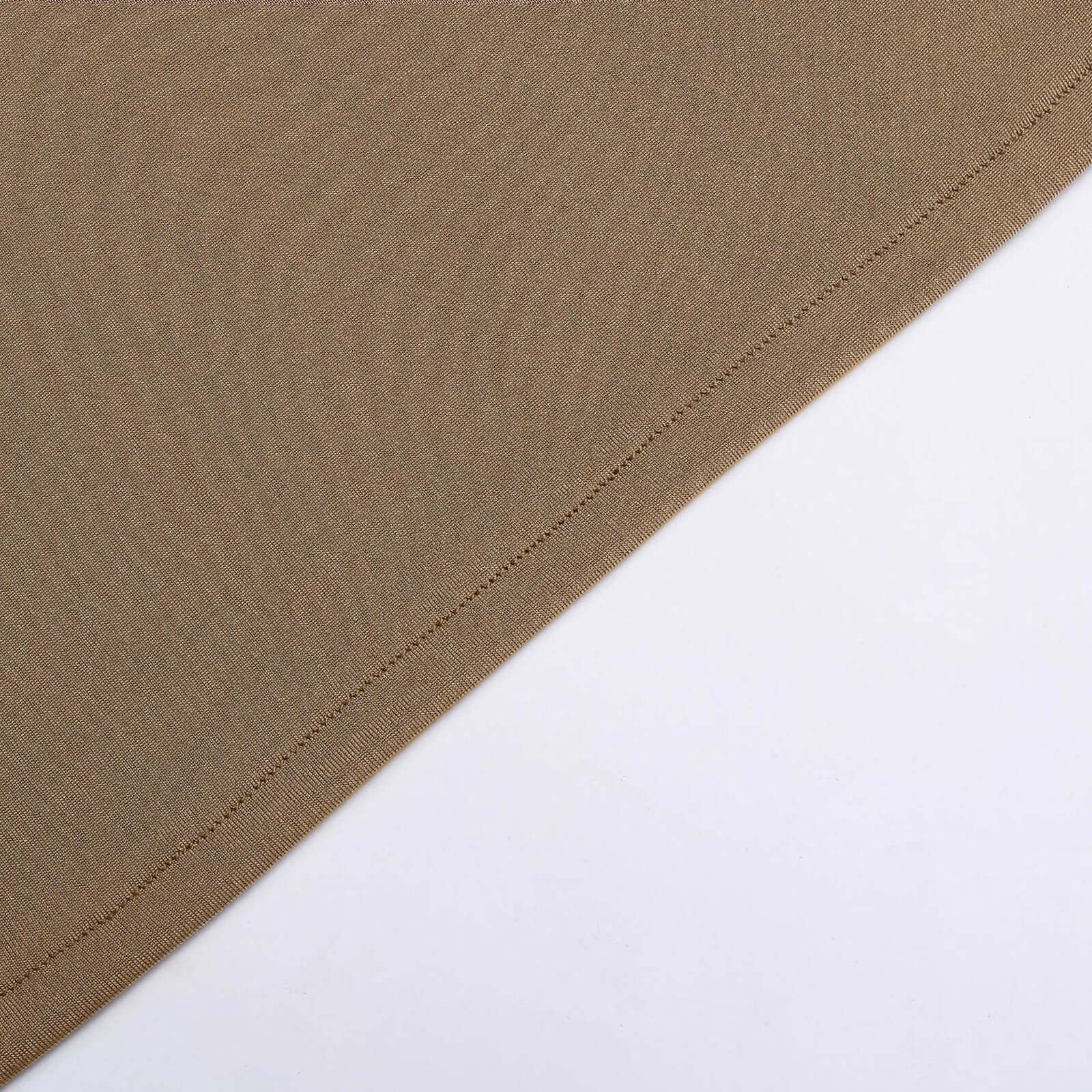 Hot Sale! 7ft Matte Taupe Spandex Fitted Cover for Round Top Wedding Arch Backdrop Stand