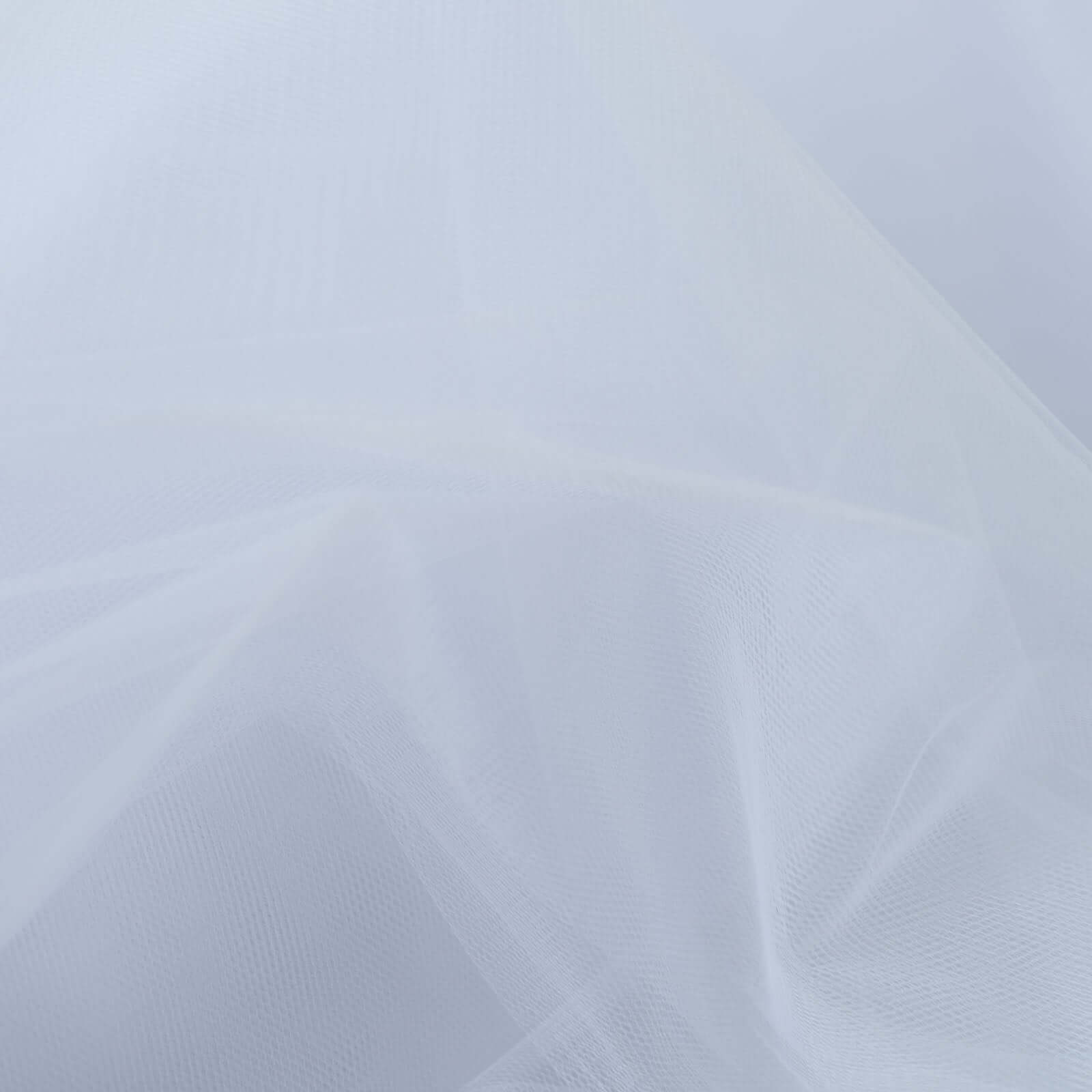 50 Yards 108-Inch Wide White Nylon Tulle Fabric Bolt for DIY Crafts