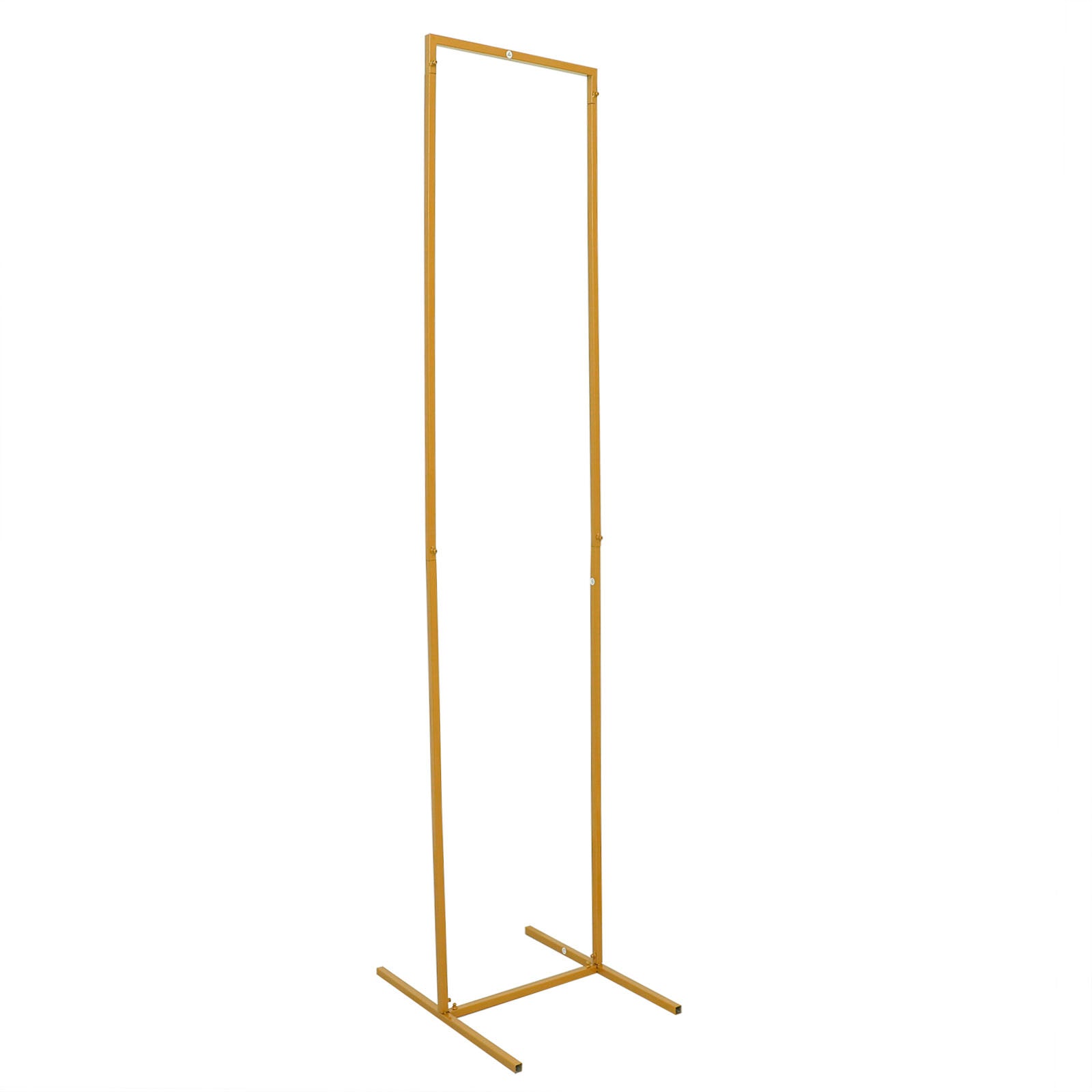 Hot Sale! 6.5ft Slim Gold Metal Rectangular Wedding Arch Backdrop Stand