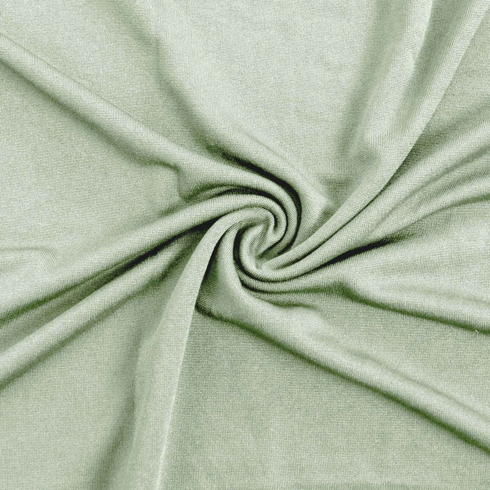 4-Piece Matte Sage Green Spandex Half Moon Wedding Arch Covers - Custom Fit, Various Sizes