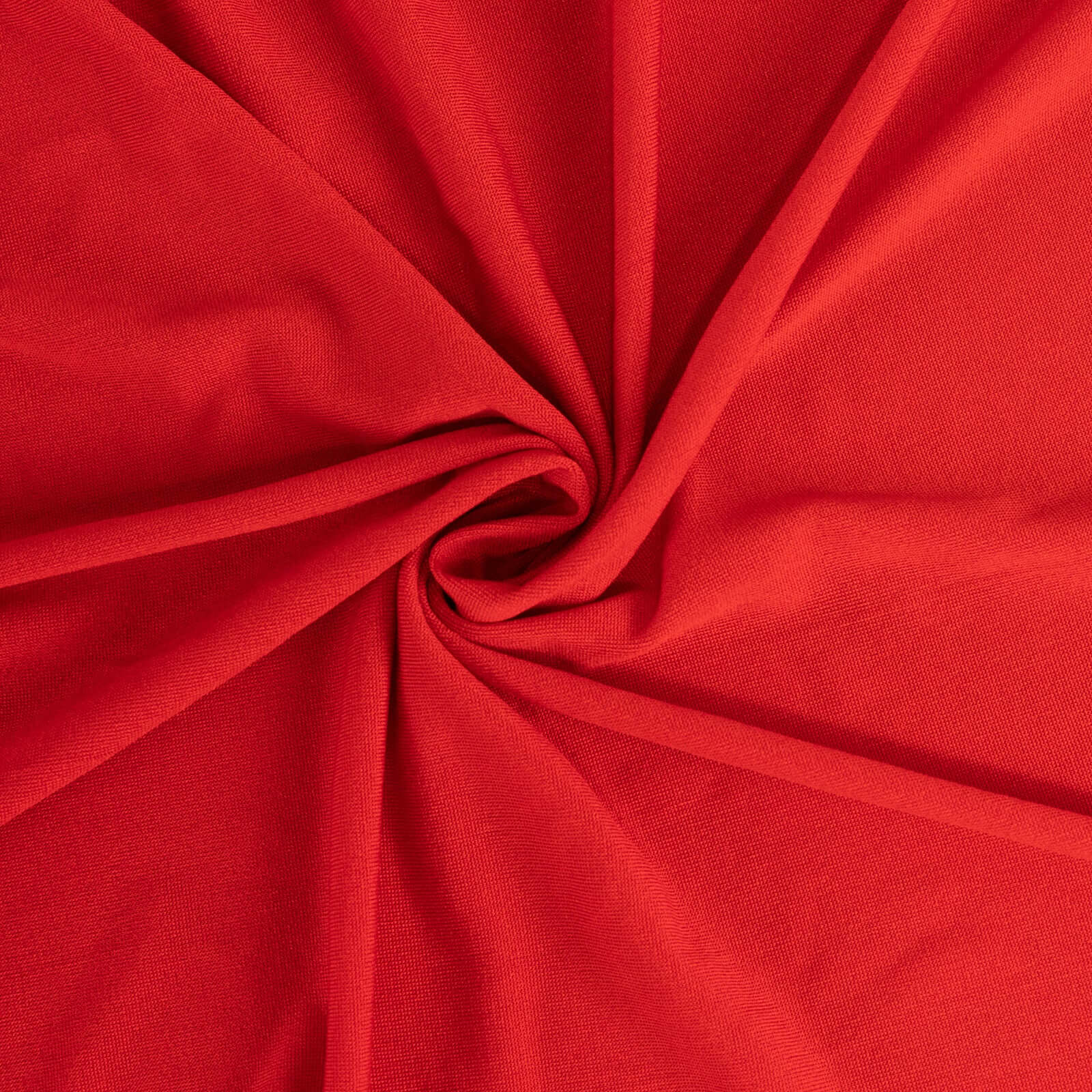 Red Durable Stretch Spandex 6ft Round Tablecloth - Form-Fitting Offer