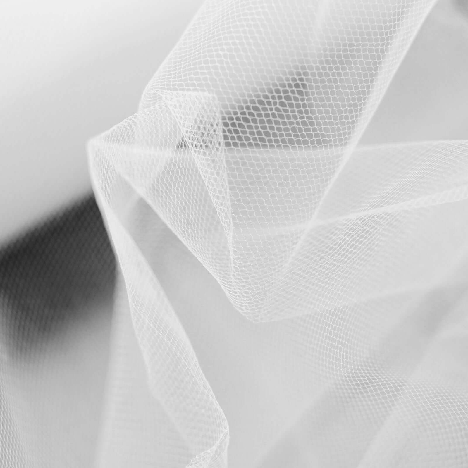 Get This 18-Inch Wide, 100-Yard White Tulle Fabric Bolt for Your Crafts Now!