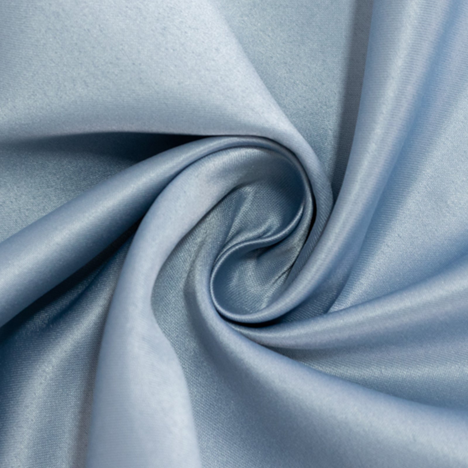 Exclusive Dusty Blue Lamour Satin 54x54 Square Table Overlay - Durable & Silk-Like