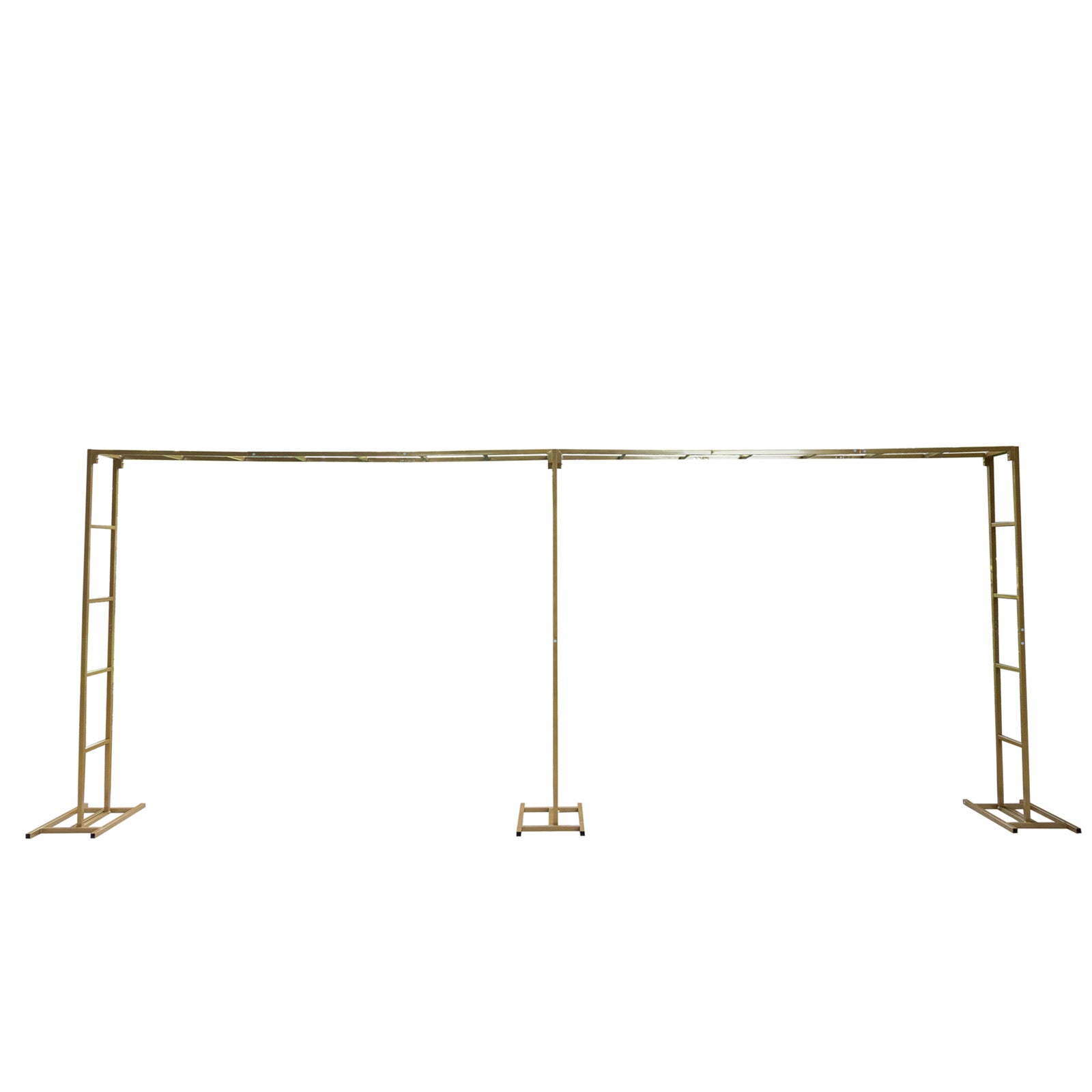 Get This Sturdy 6ft x 16ft Gold Freestanding Arbor for Floral Balloon Decor