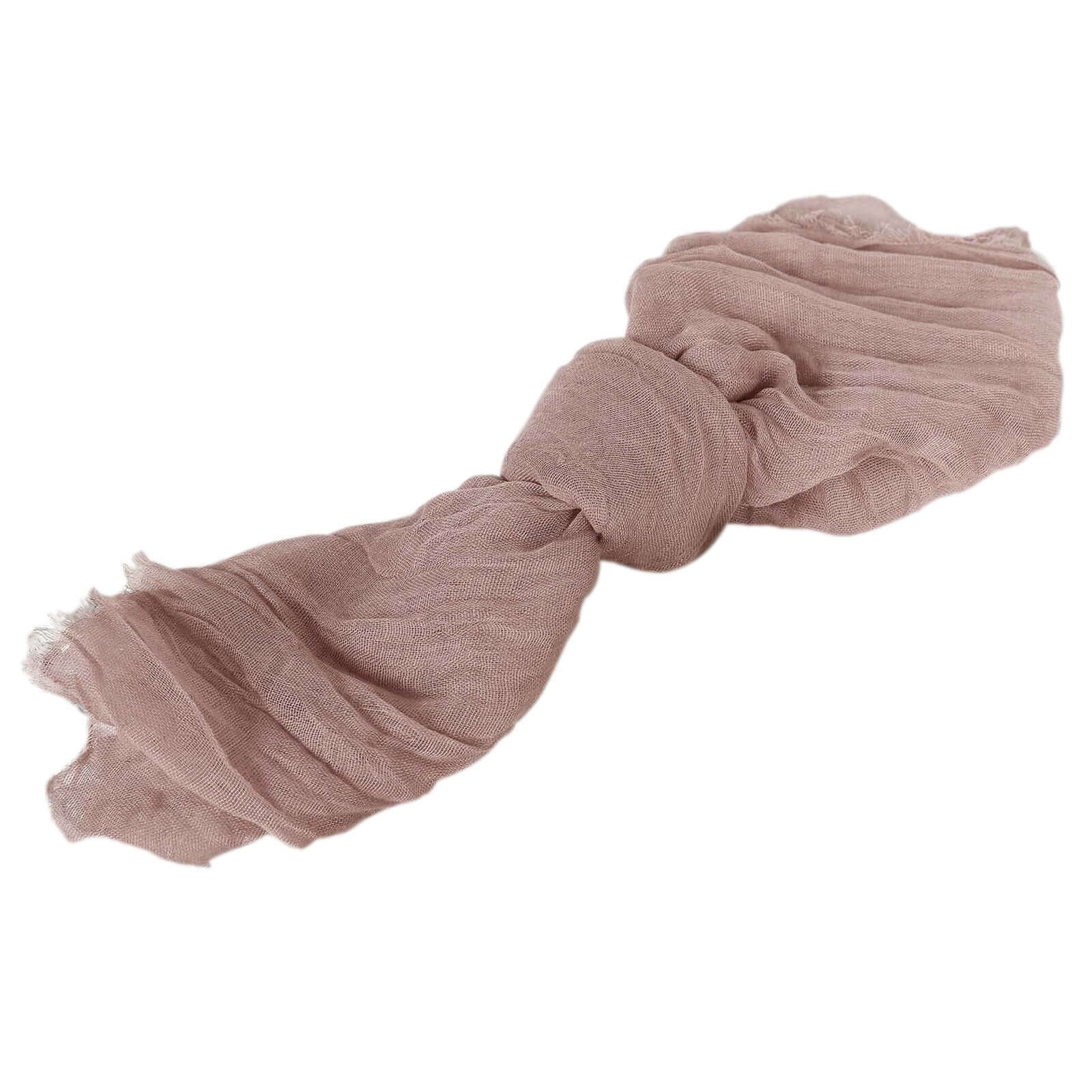 5-Pack Reusable Dusty Rose Gauze Cheesecloth Dinner Napkins - Great Deal!