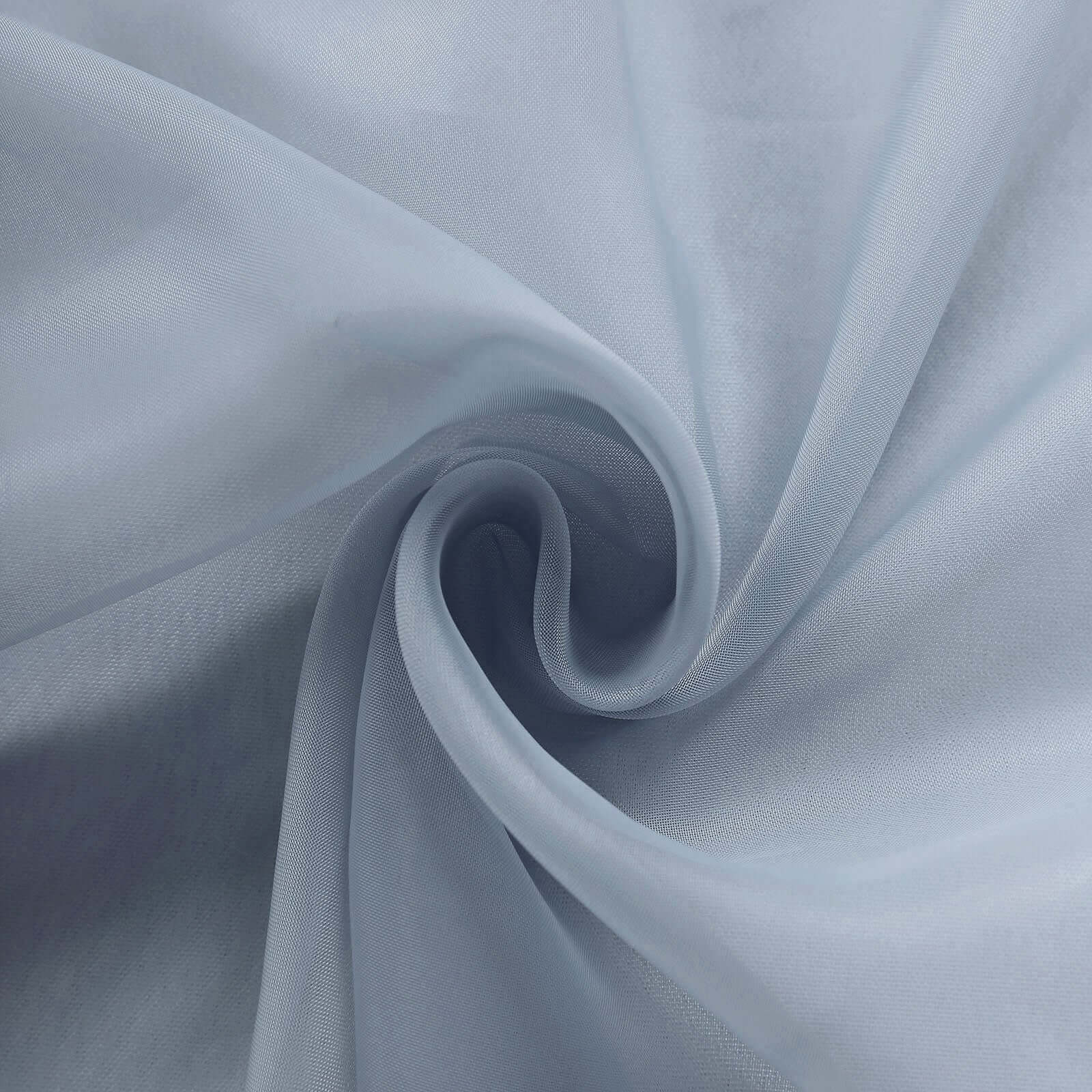 Dusty Blue Premium Chiffon 6ft Flowy & Light Table Runner for Decor